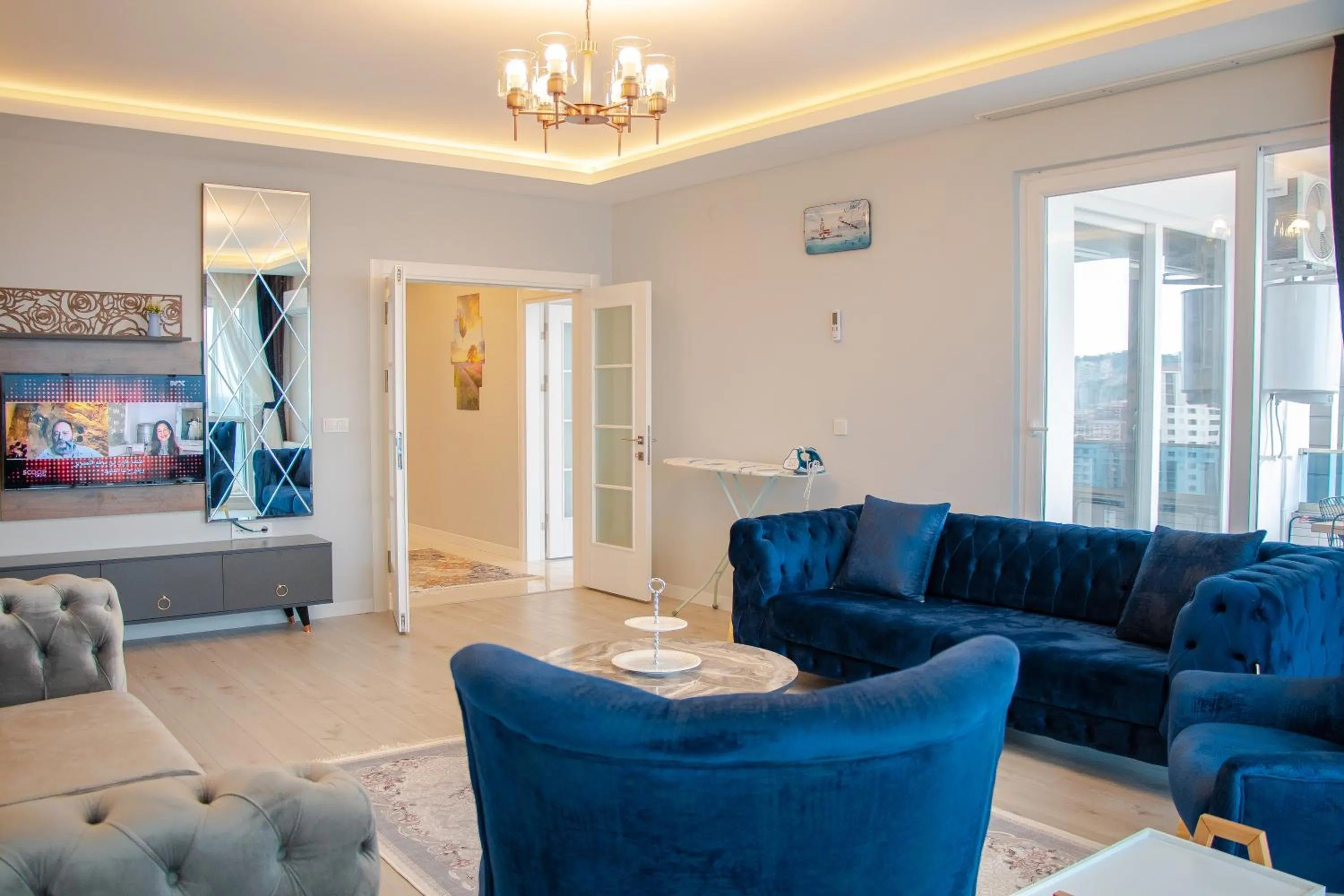 Living room in ELEGANT BLUE SUİTES