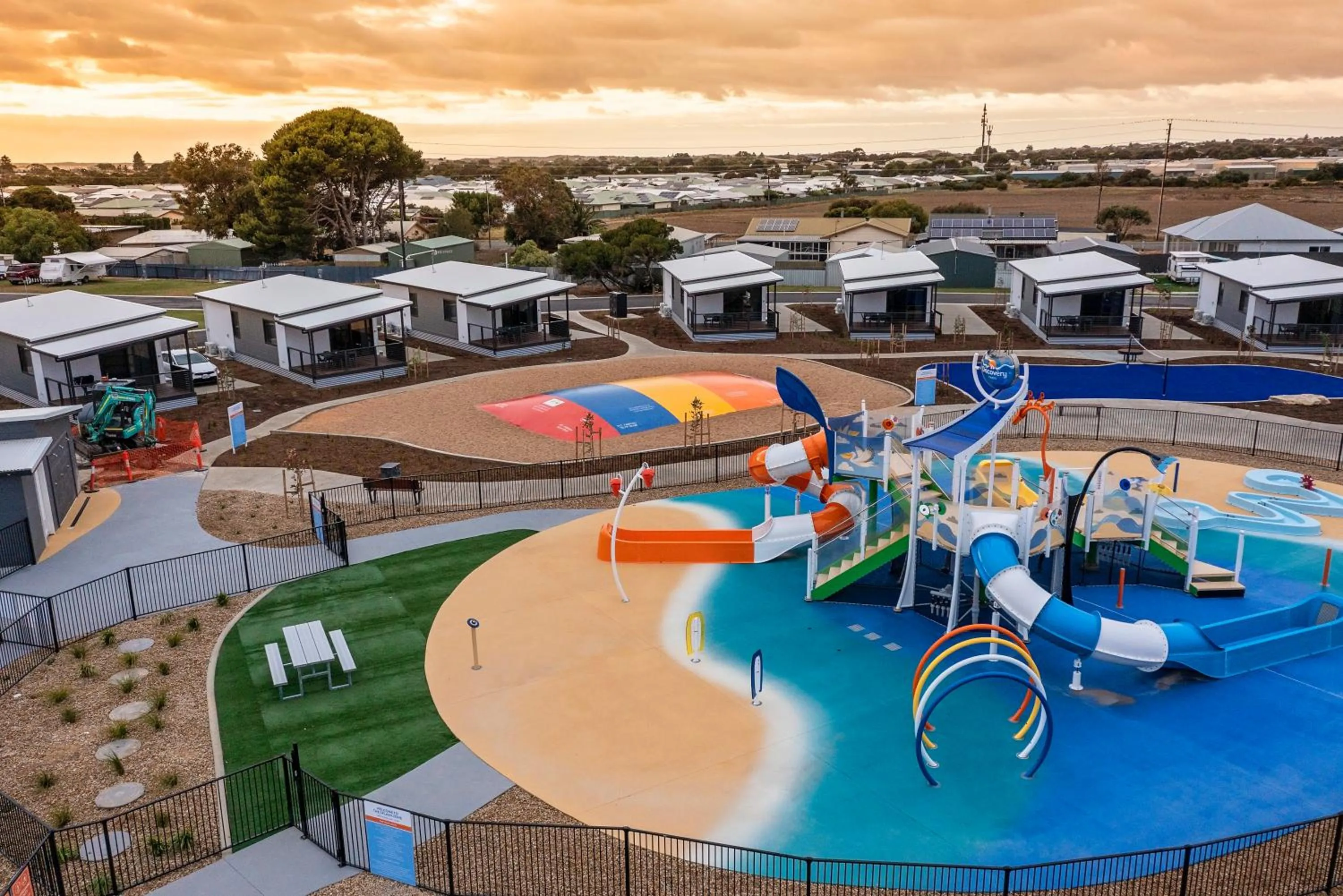 Aqua park in Discovery Parks - Goolwa