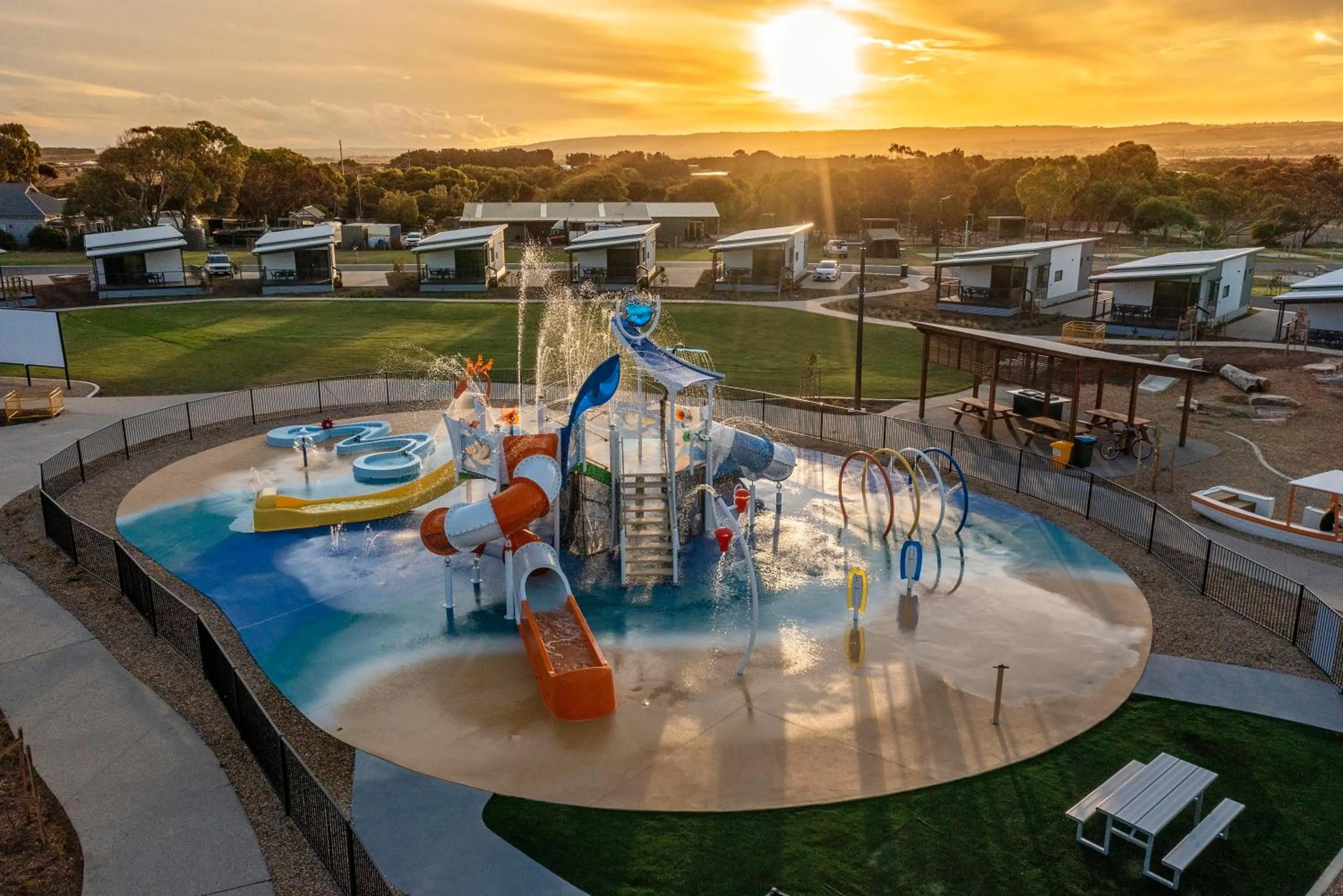 Aqua park in Discovery Parks - Goolwa