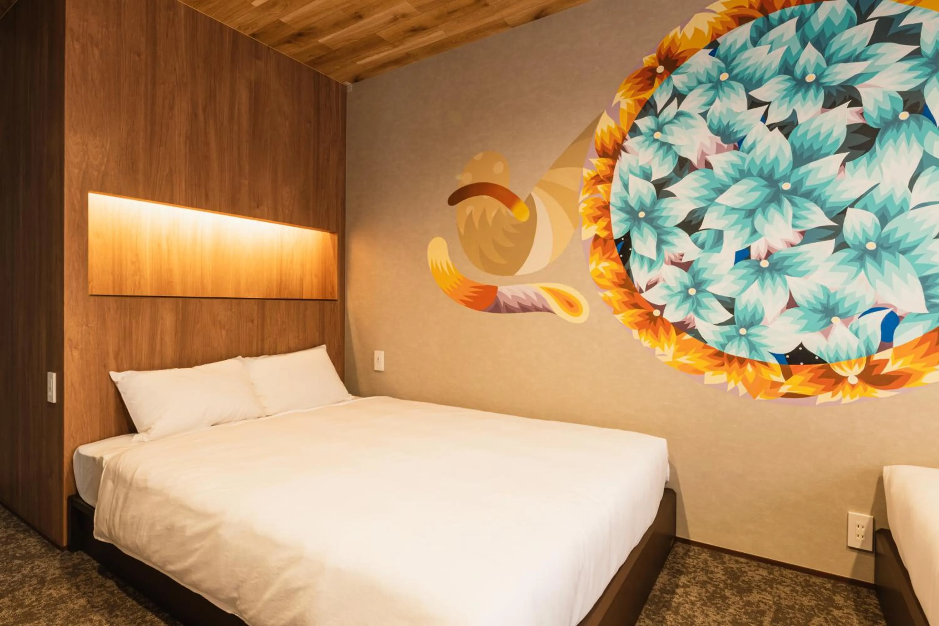 Bedroom in GRAND BASE Shianbashi