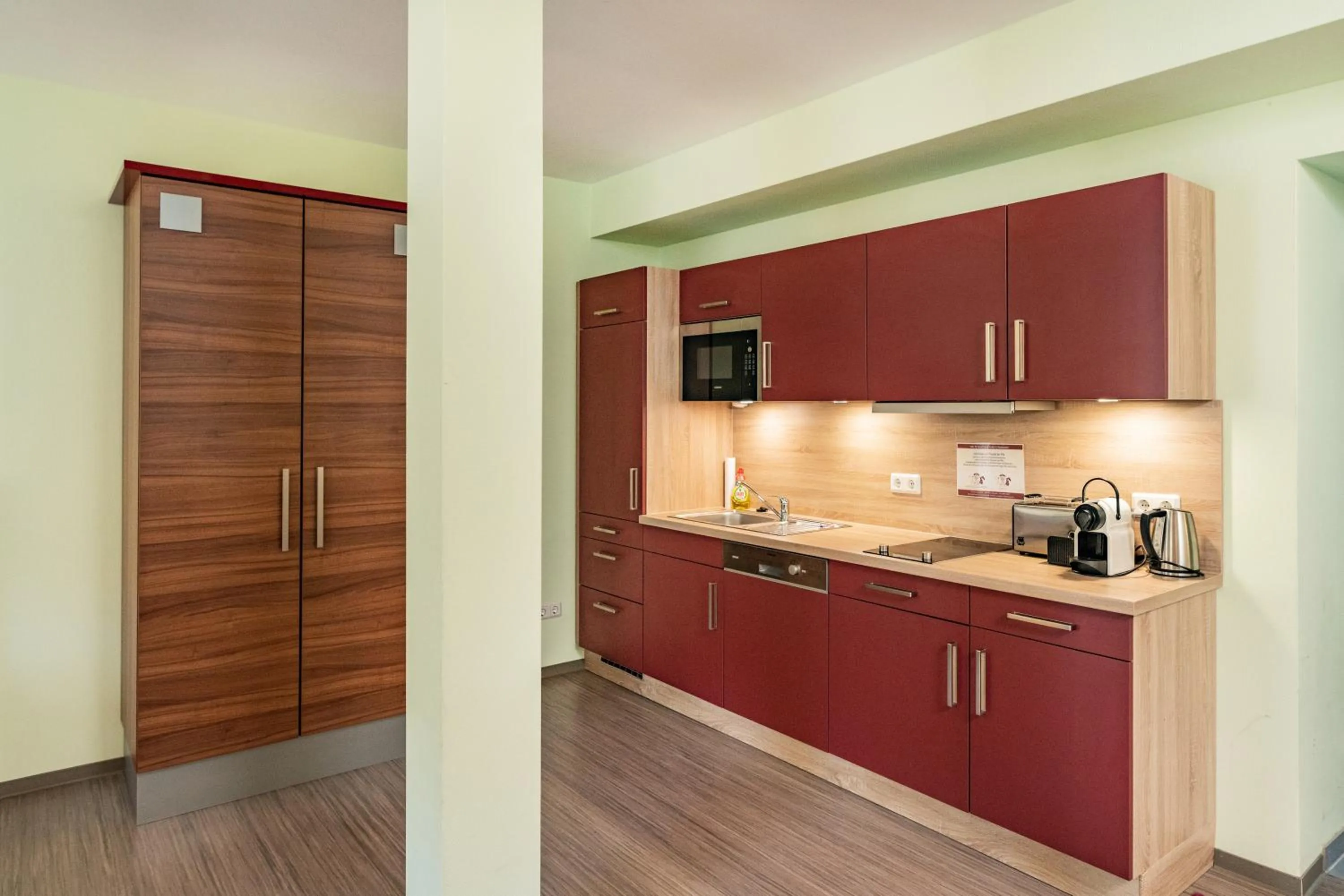 Kitchen or kitchenette in Kulturhotel Kaiserhof