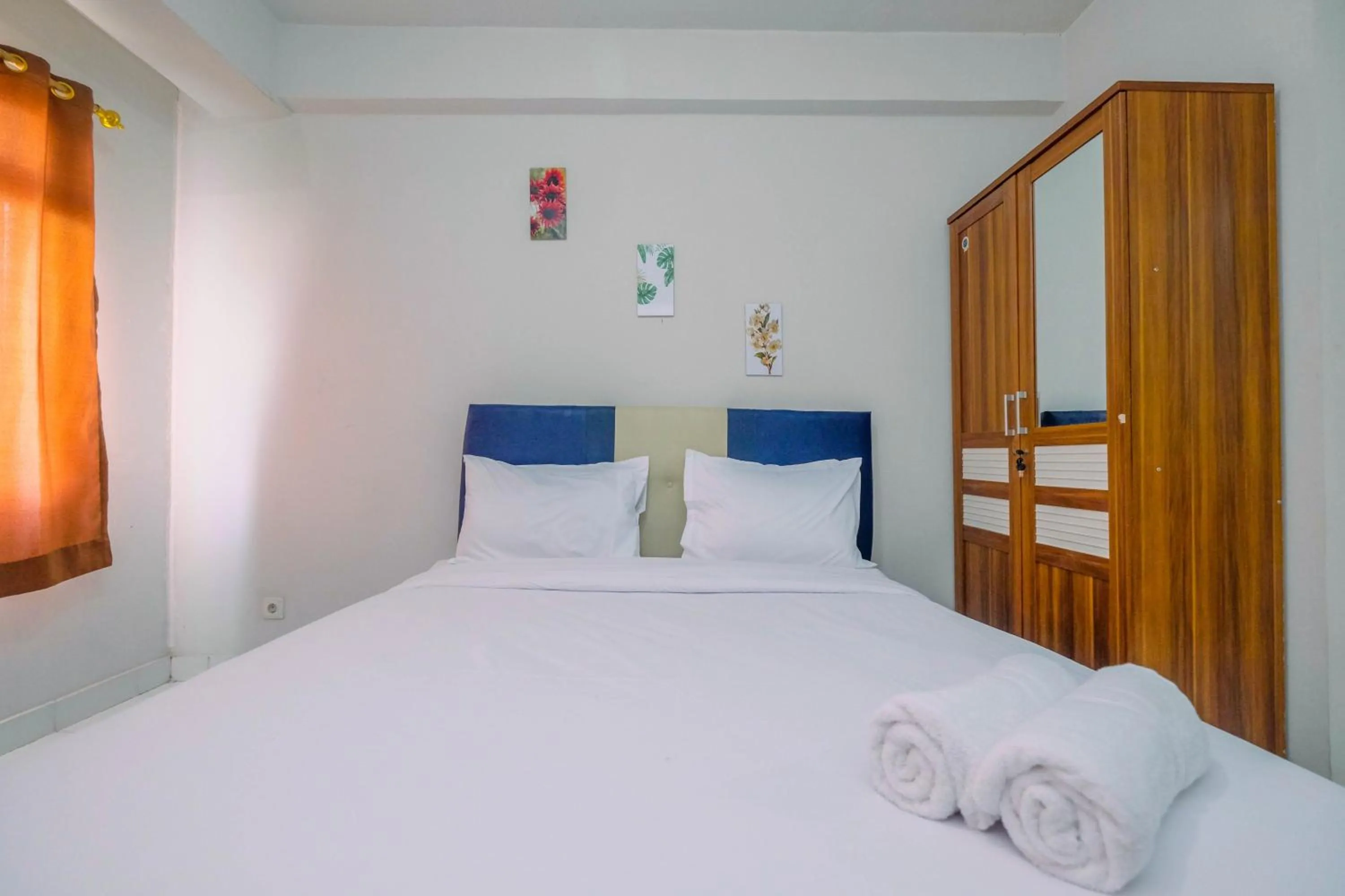 Bedroom, Bed in Comfortable and Homey Studio Apartment at Dramaga Tower near IPB By Travelio