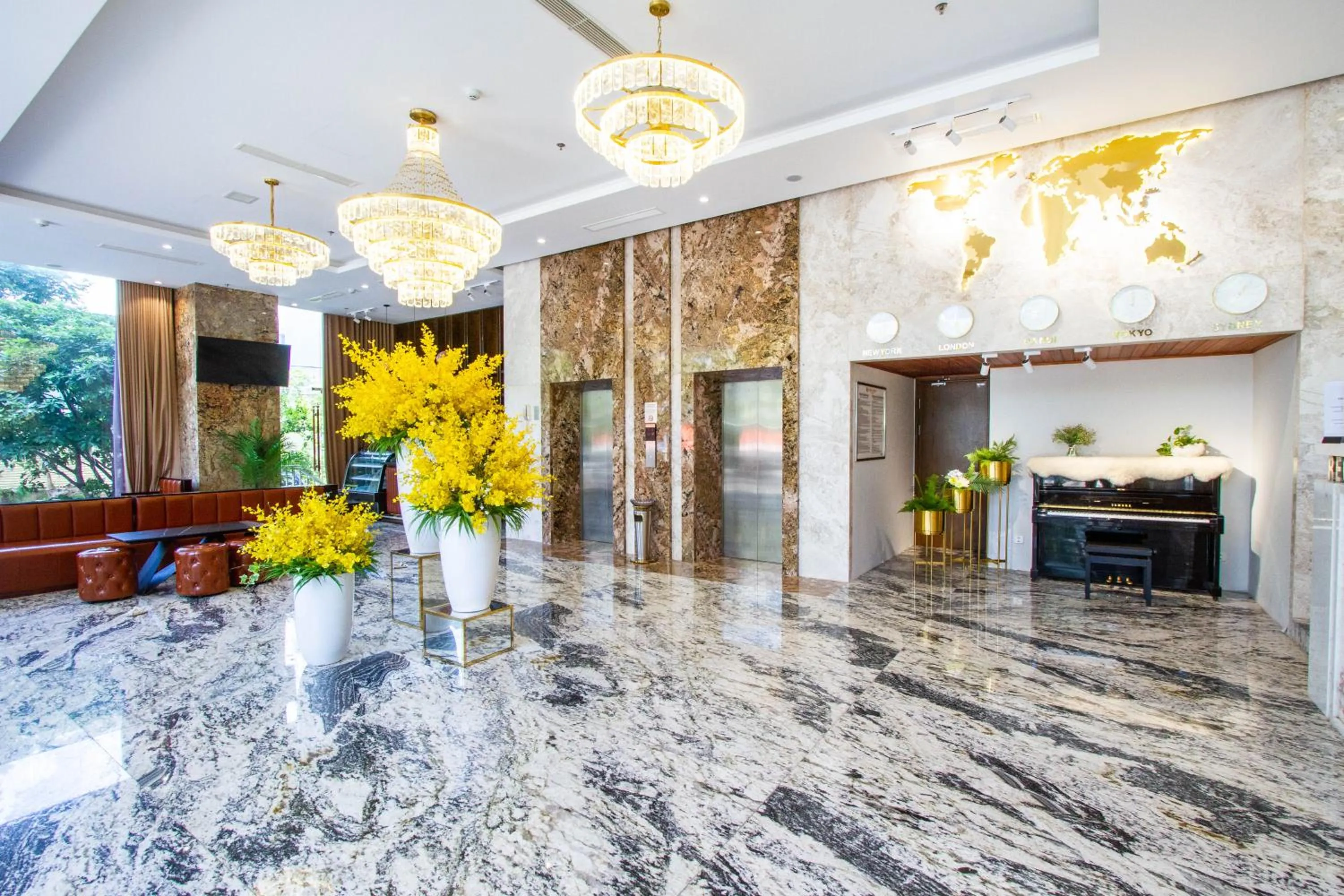 Kitchen or kitchenette in Cordial Grand Hotel Da Nang Beach - Infinity Rooftop Pool