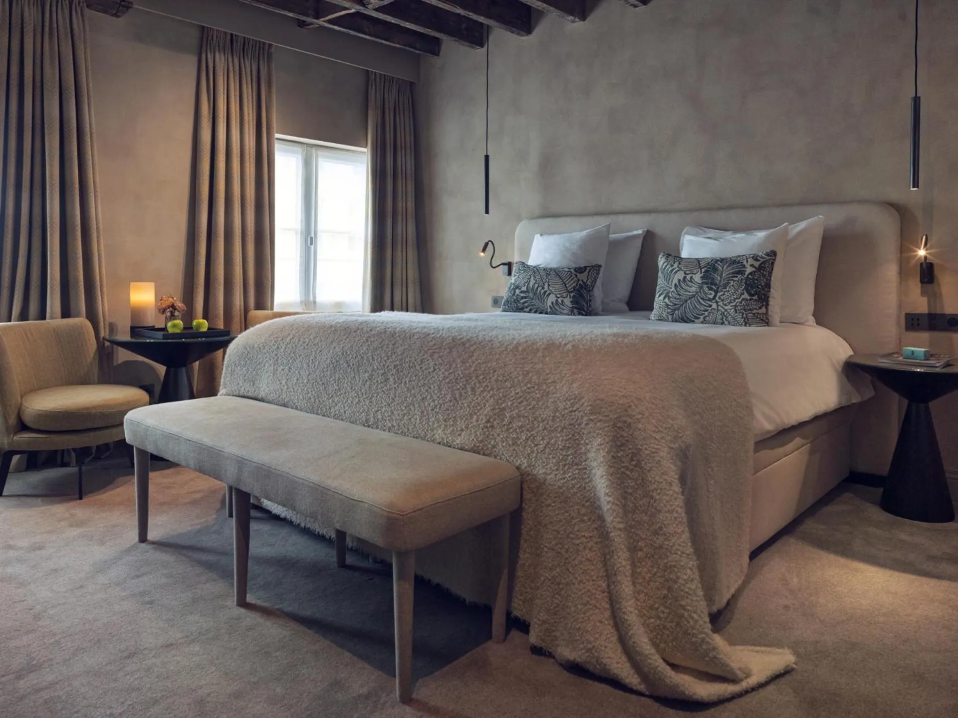 Bed in Botanic Sanctuary Antwerp - The Leading Hotels of the World