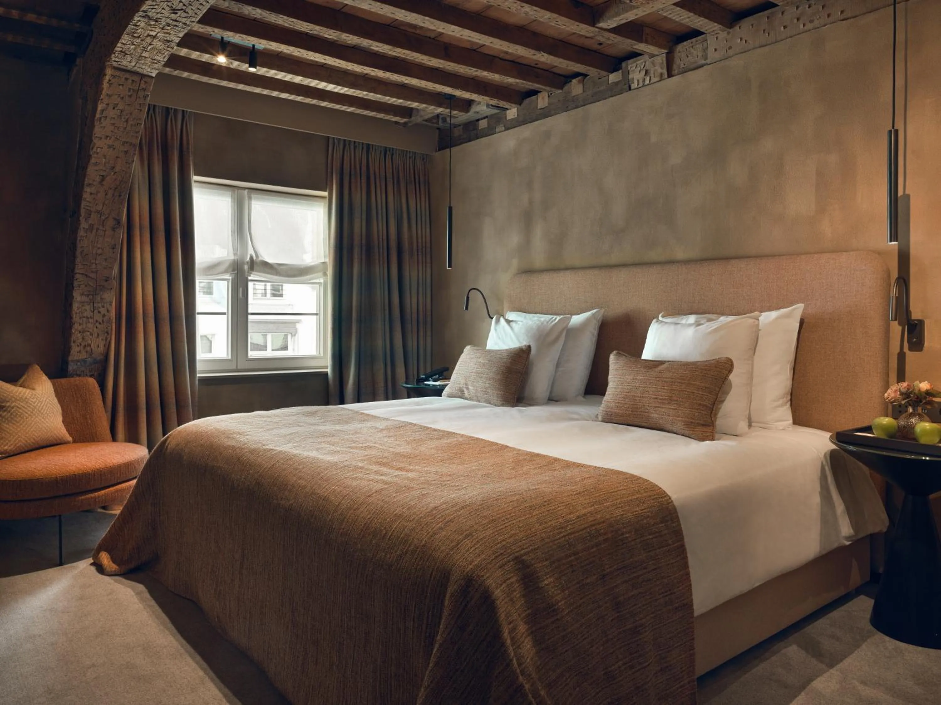 Bedroom, Bed in Botanic Sanctuary Antwerp - The Leading Hotels of the World