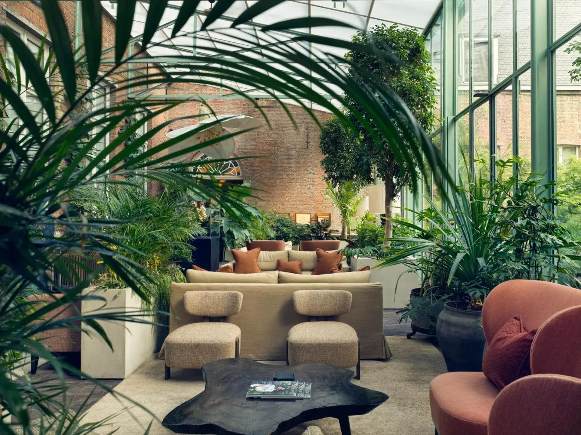 Lobby or reception in Botanic Sanctuary Antwerp - The Leading Hotels of the World Lobby or reception in Botanic Sanctuary Antwerp - The Leading Hotels of the World