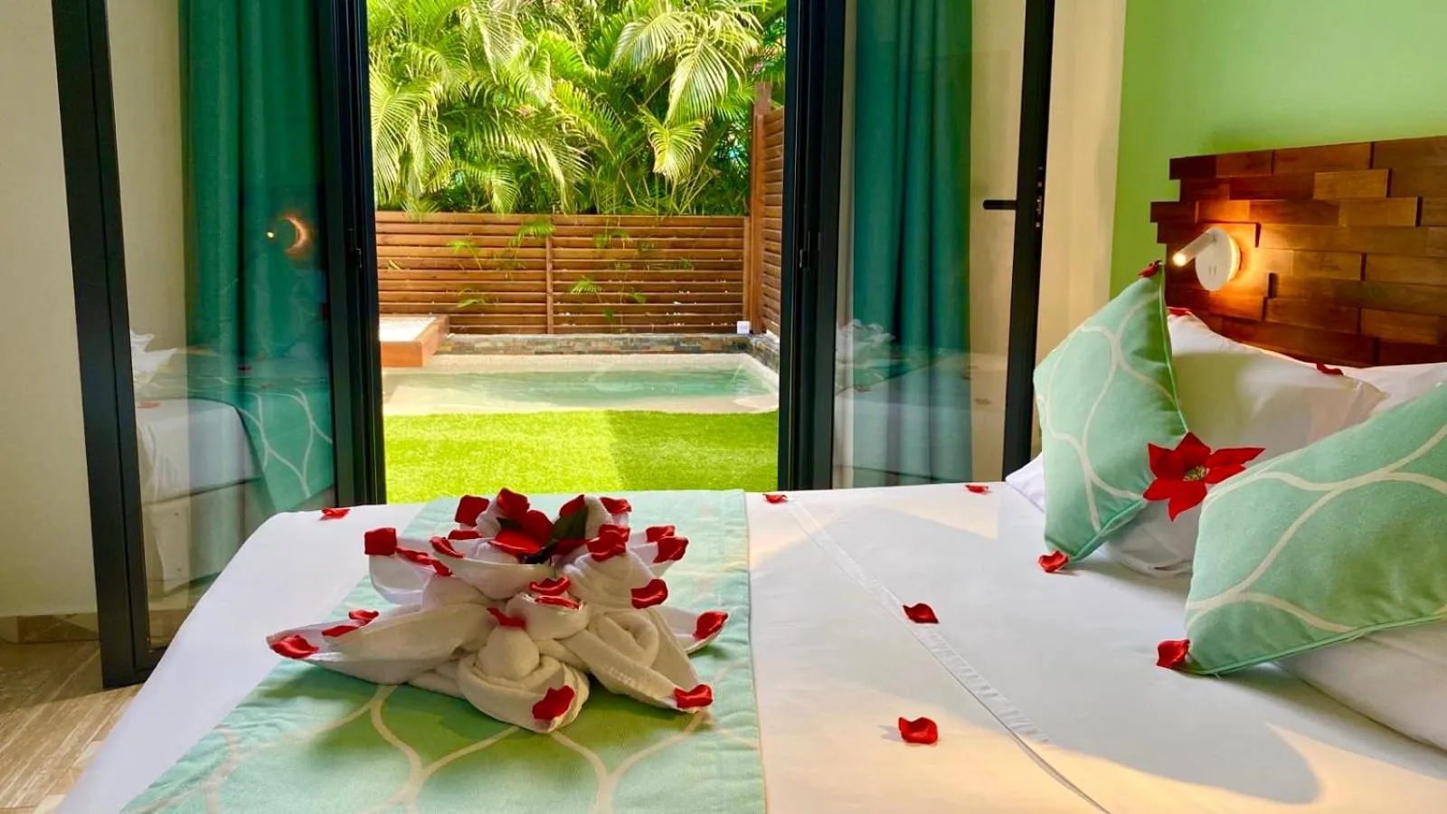 Bed in Kawan Bay Suites