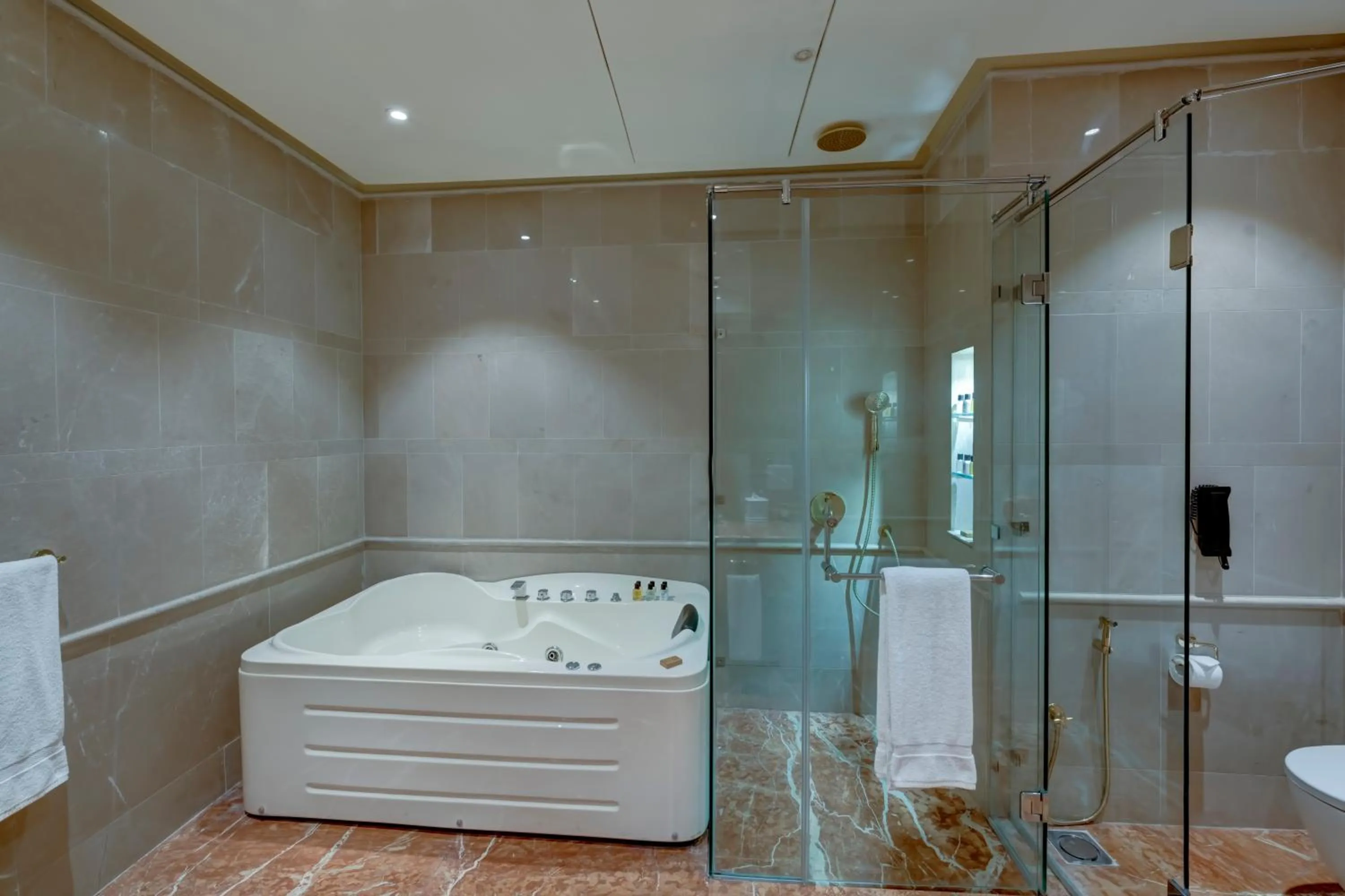 Bathroom in Pearl Continental Hotel Malam Jabba