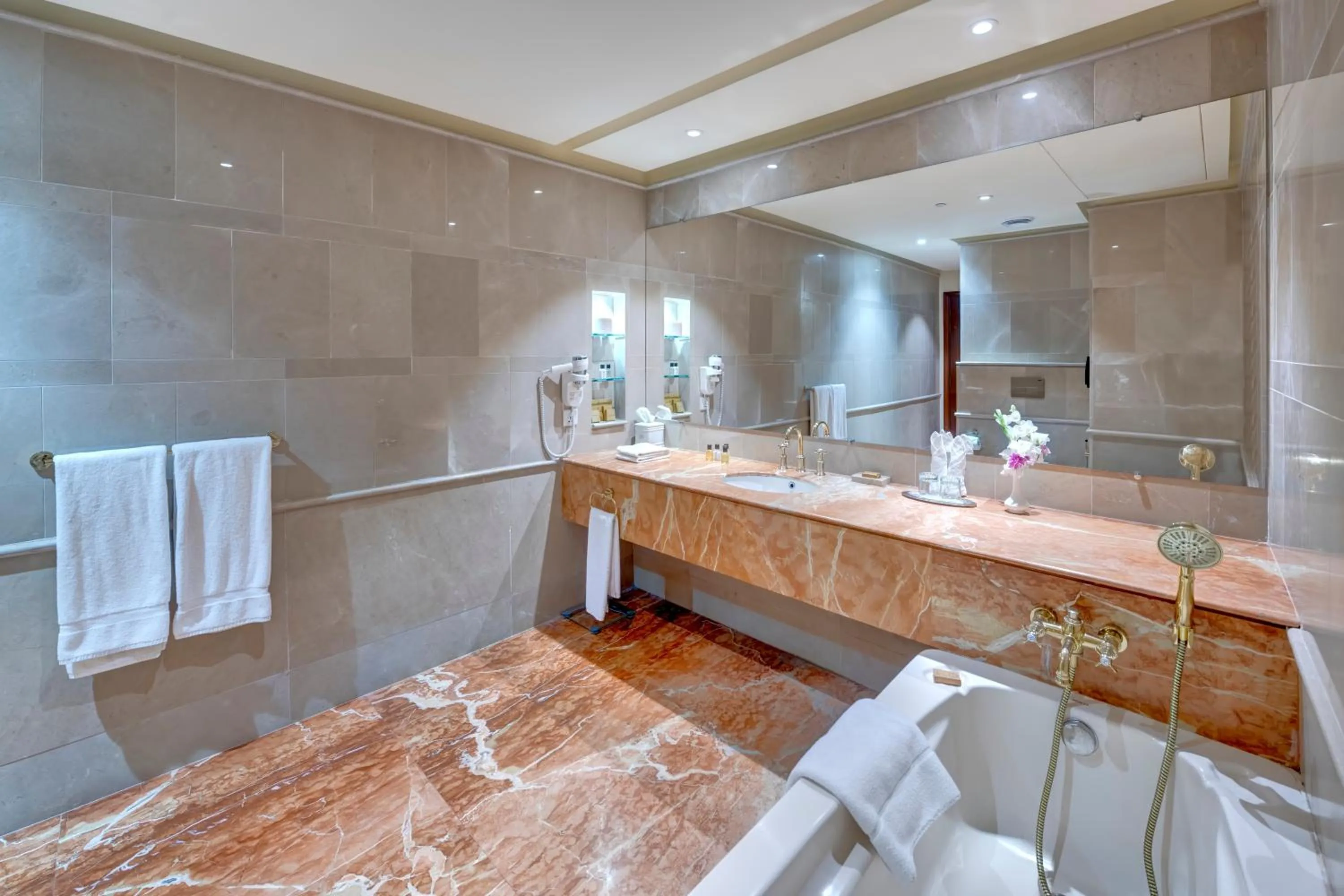 Bathroom in Pearl Continental Hotel Malam Jabba