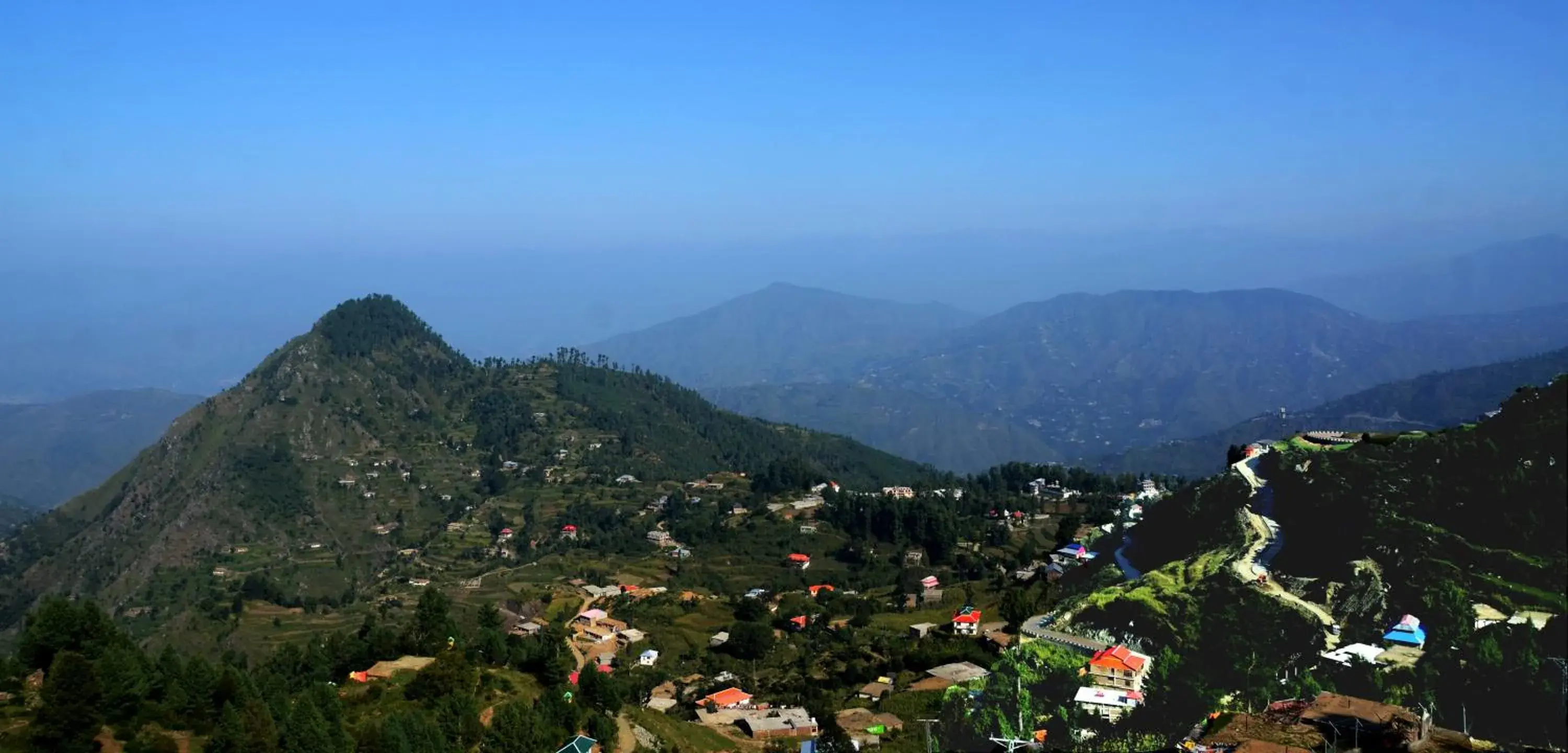 Mountain view in Pearl Continental Hotel Malam Jabba Mountain view in Pearl Continental Hotel Malam Jabba