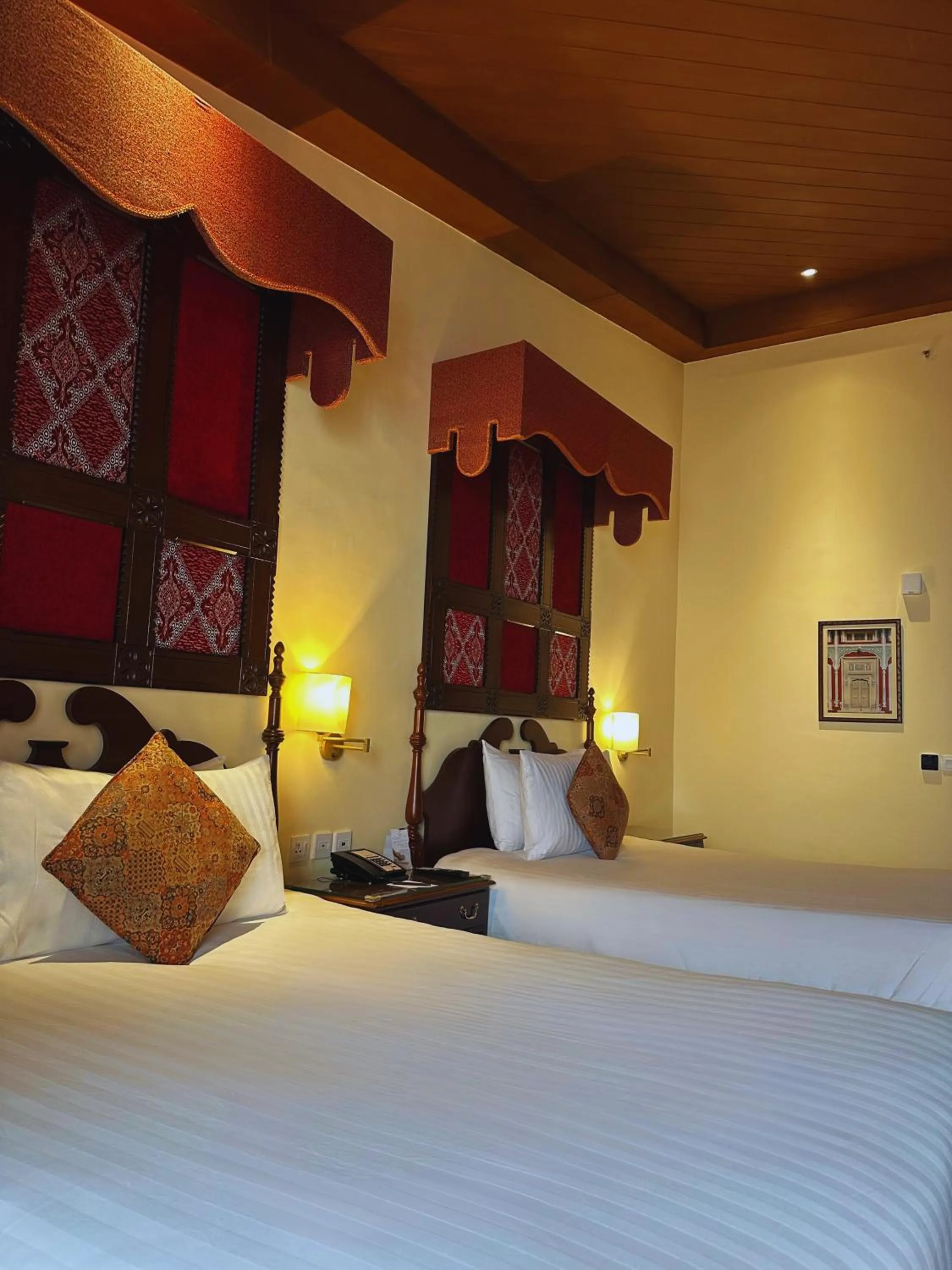 Bed in Pearl Continental Hotel Malam Jabba