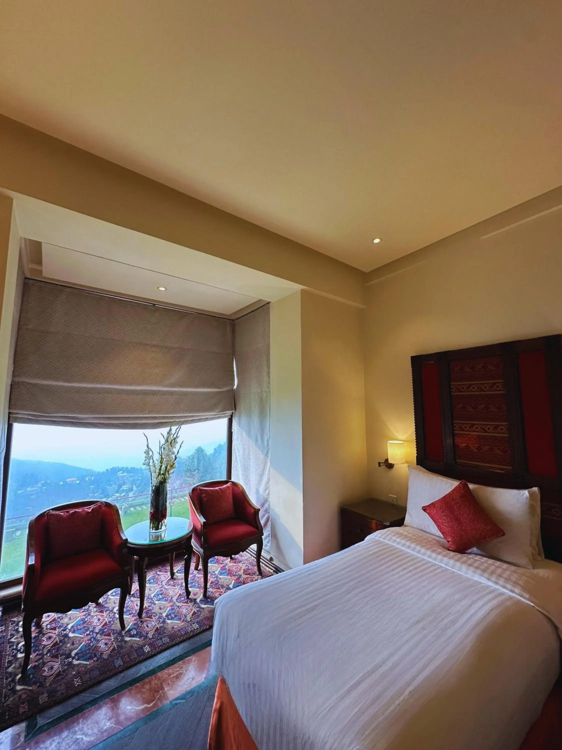 View (from property/room), Bed in Pearl Continental Hotel Malam Jabba View (from property/room), Bed in Pearl Continental Hotel Malam Jabba