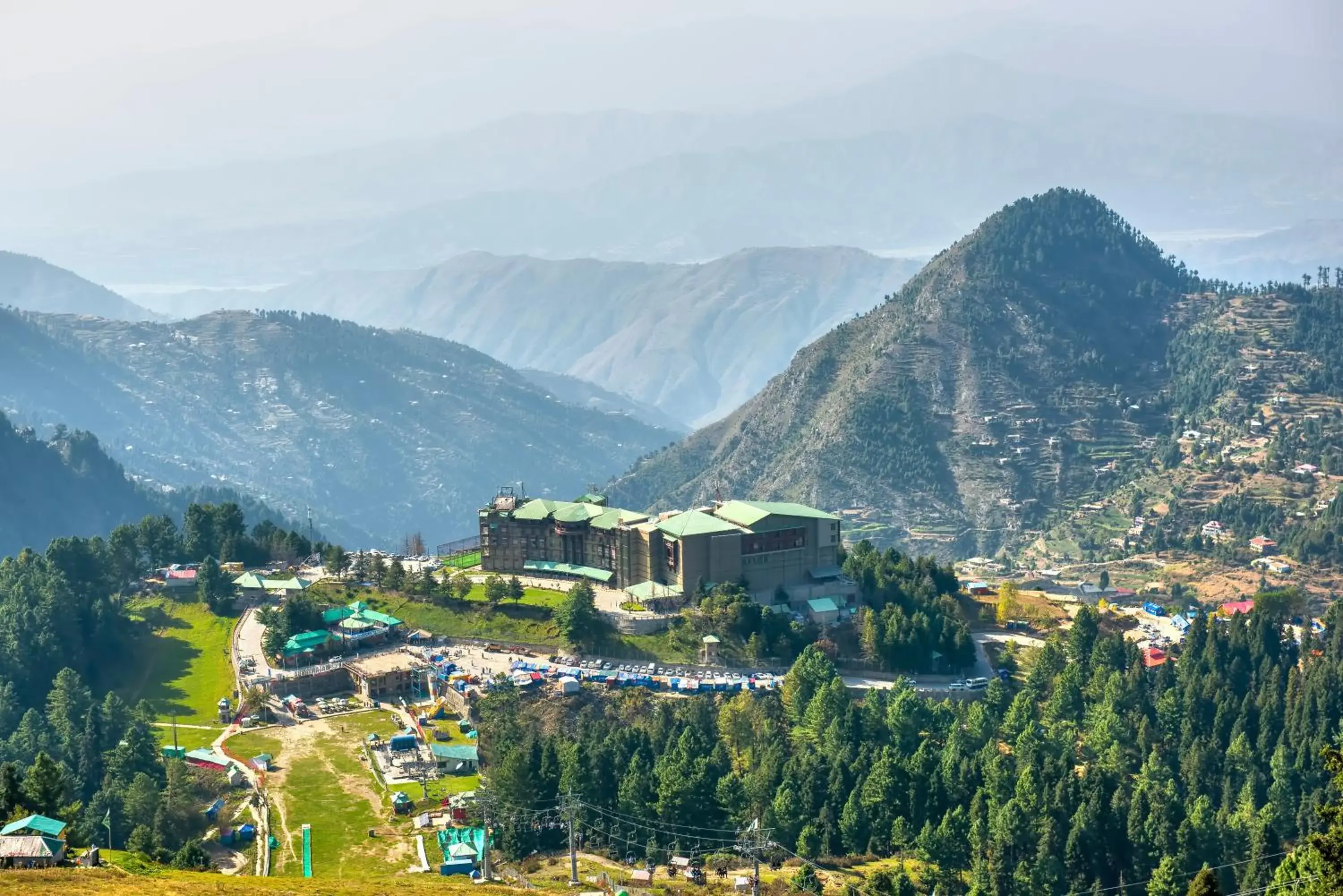 Bird's eye view in Pearl Continental Hotel Malam Jabba Bird's eye view in Pearl Continental Hotel Malam Jabba