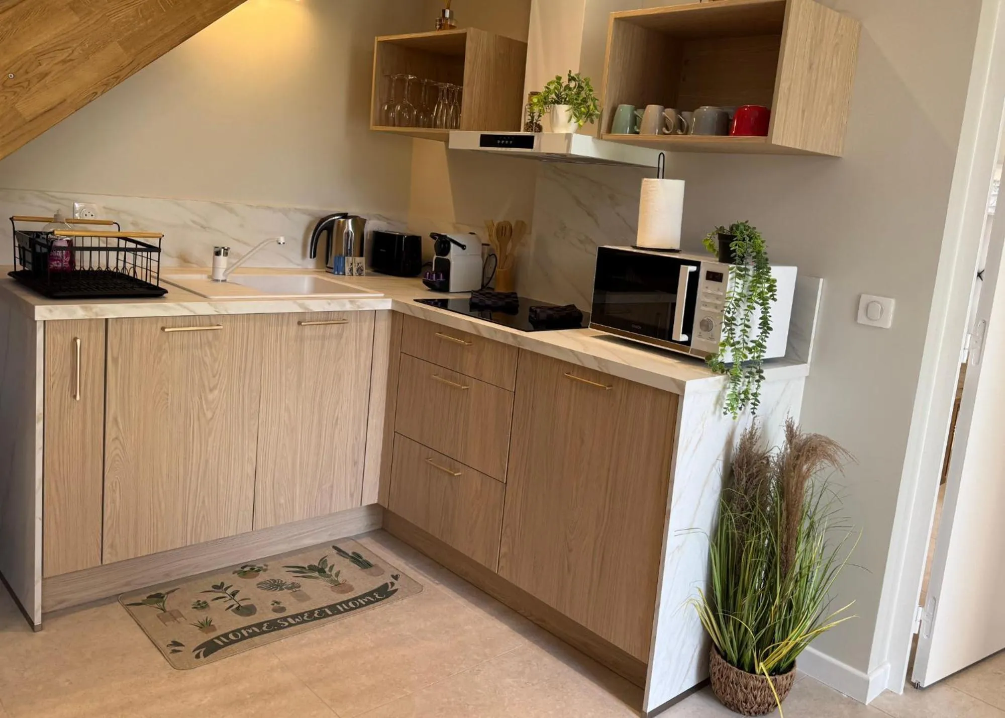 Kitchen or kitchenette in Les Etangs de la Bassée