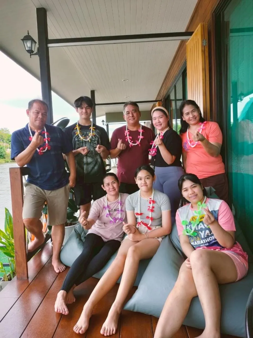 group of guests in Rimwang The River Life