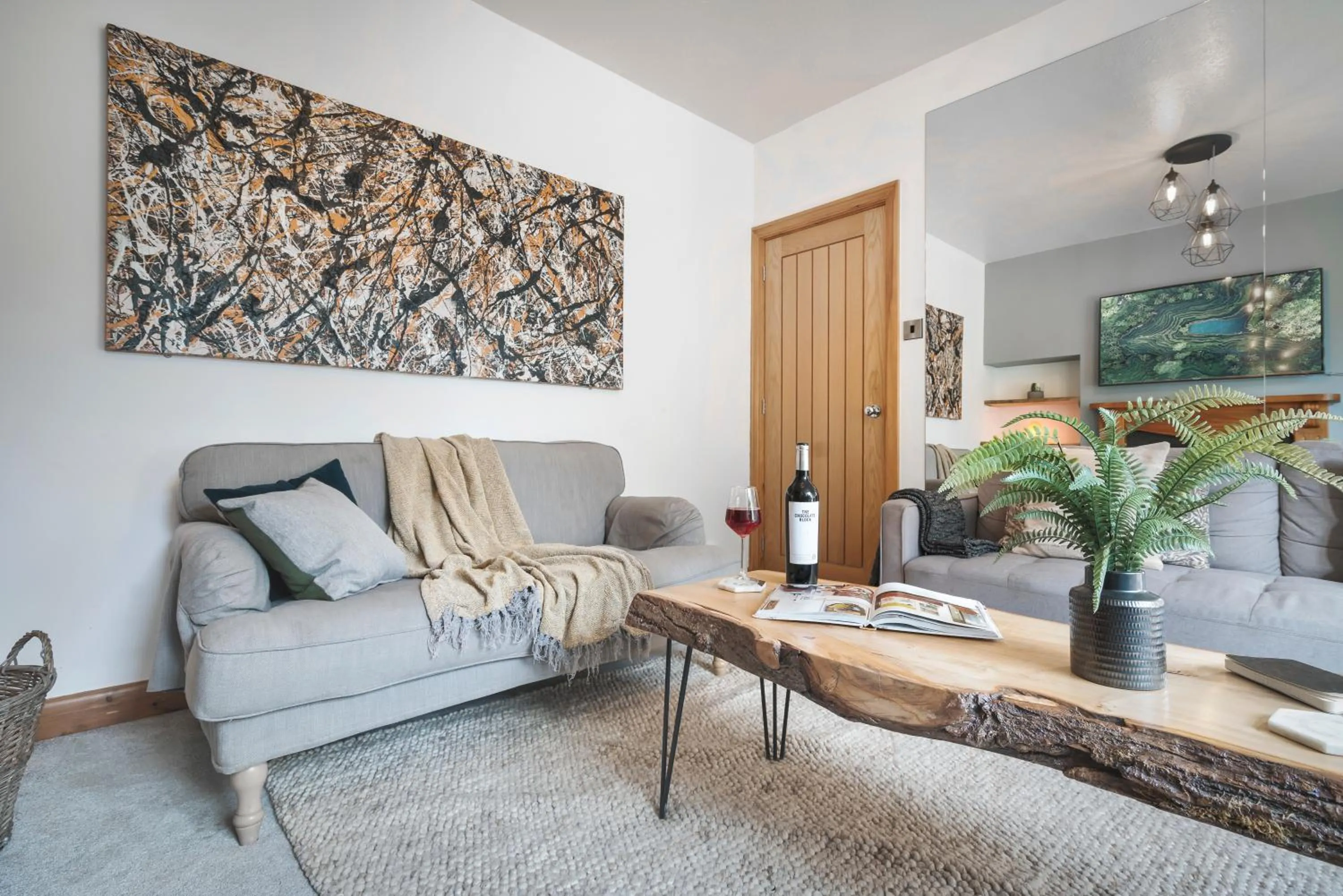 Living room in Ellerthwaite Place X3 Bed House with Hot Tub in Central Windermere - Ridgestone