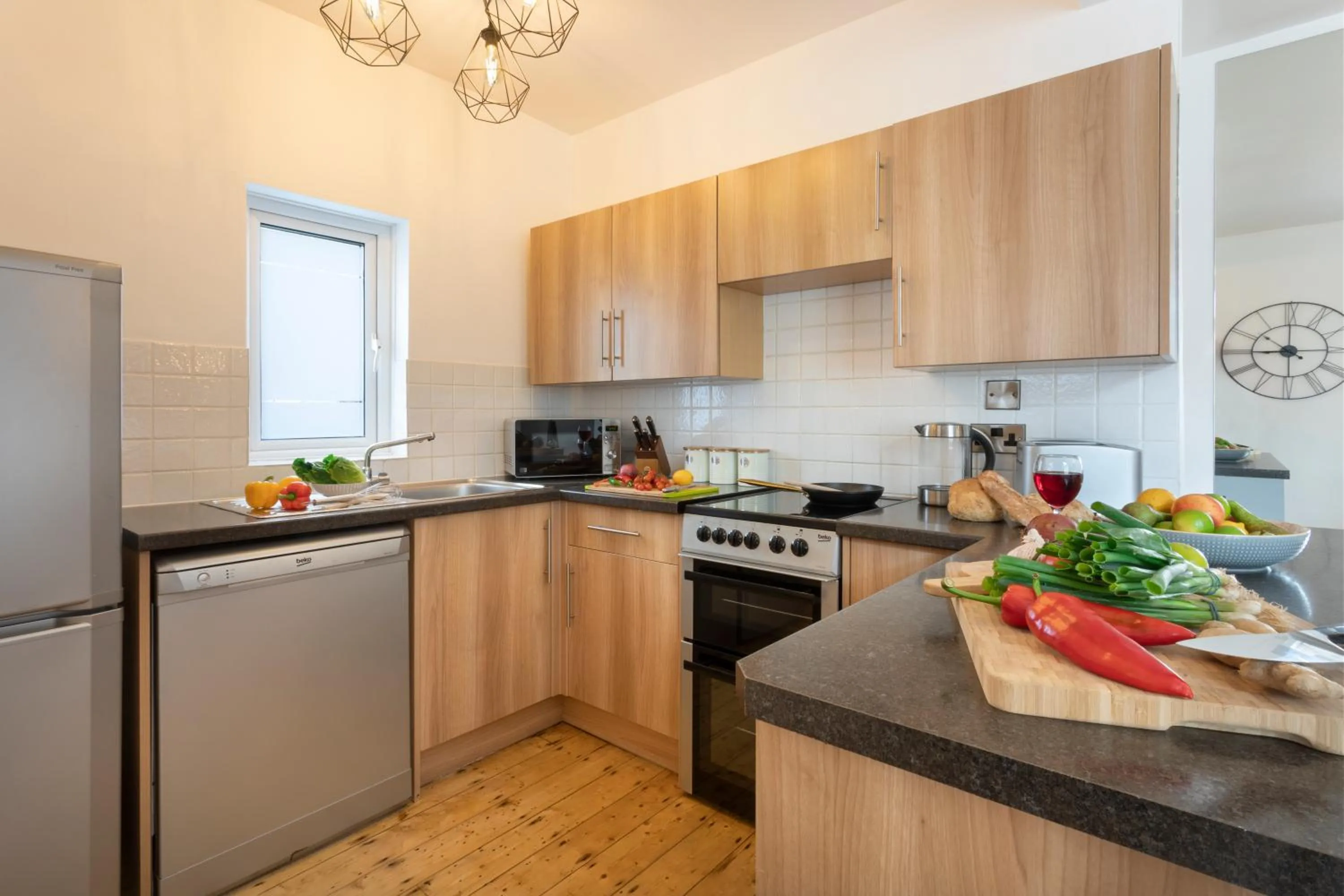 Kitchen or kitchenette in Ellerthwaite Place X3 Bed House with Hot Tub in Central Windermere - Ridgestone