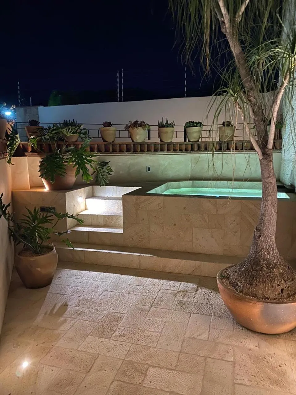 Patio in Hotel Casa Santo Origen