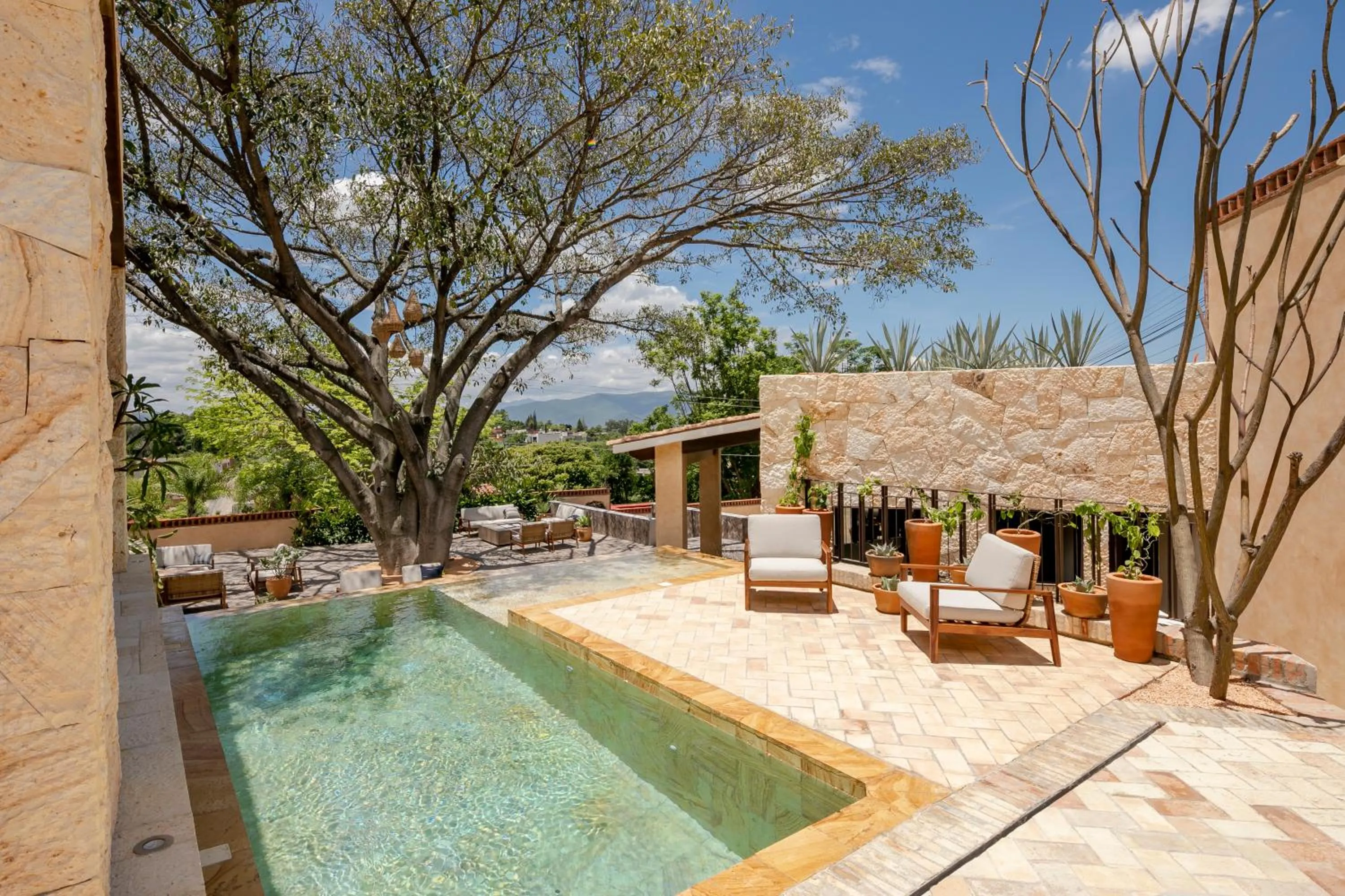 Swimming pool in Hotel Casa Santo Origen