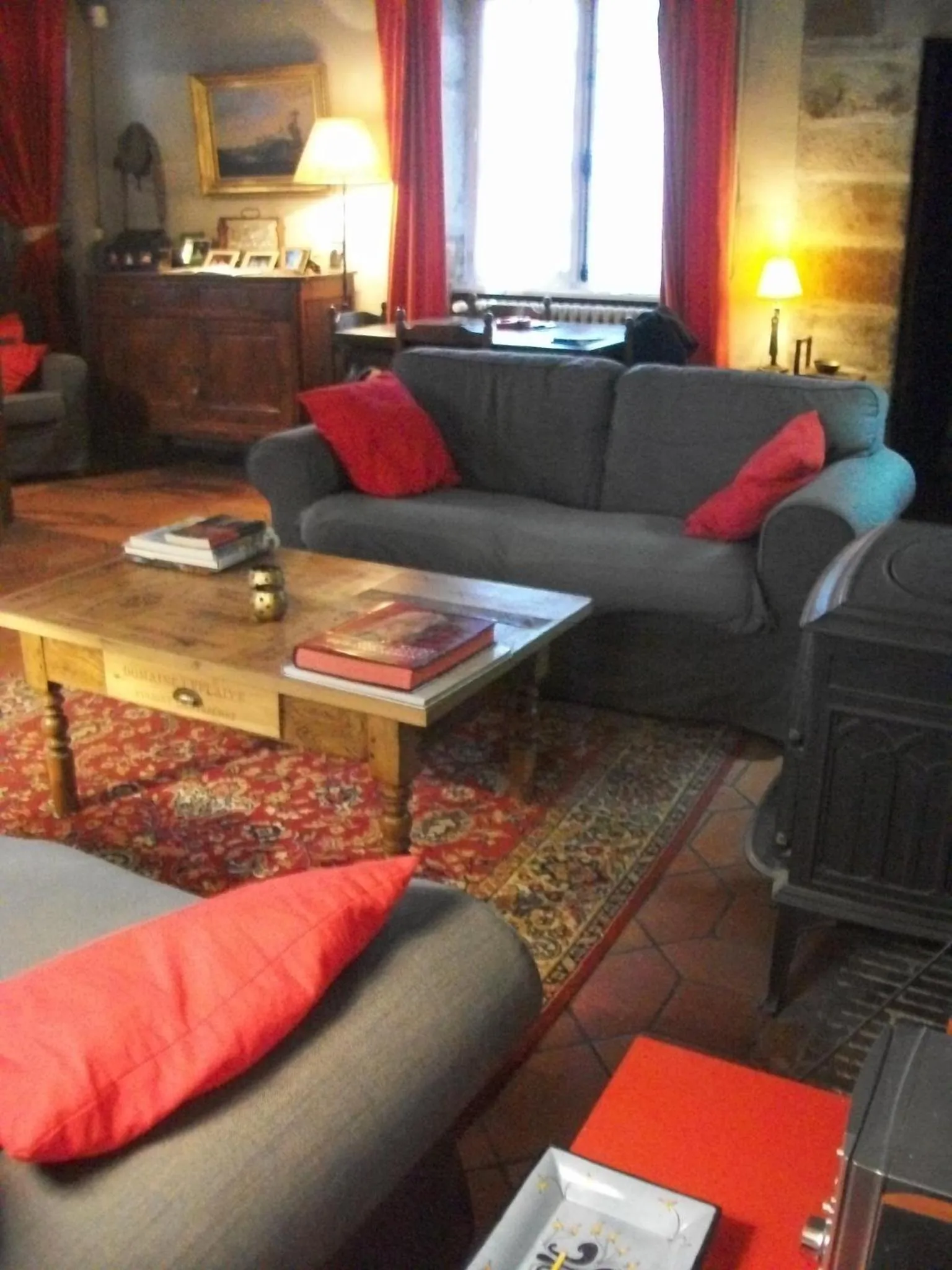 Living room in La Maison des Gardes - Chambres d'hôtes