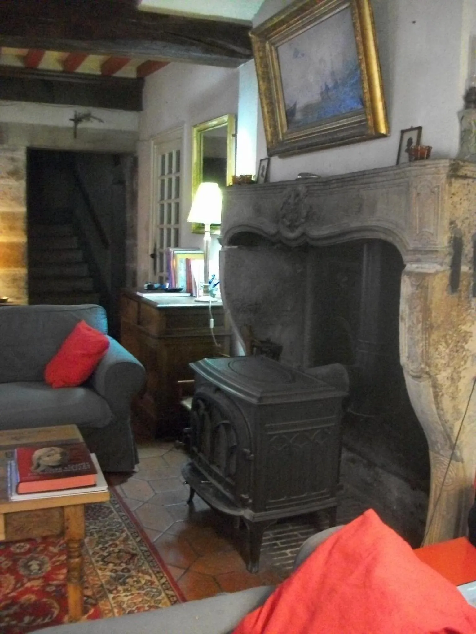 Living room in La Maison des Gardes - Chambres d'hôtes