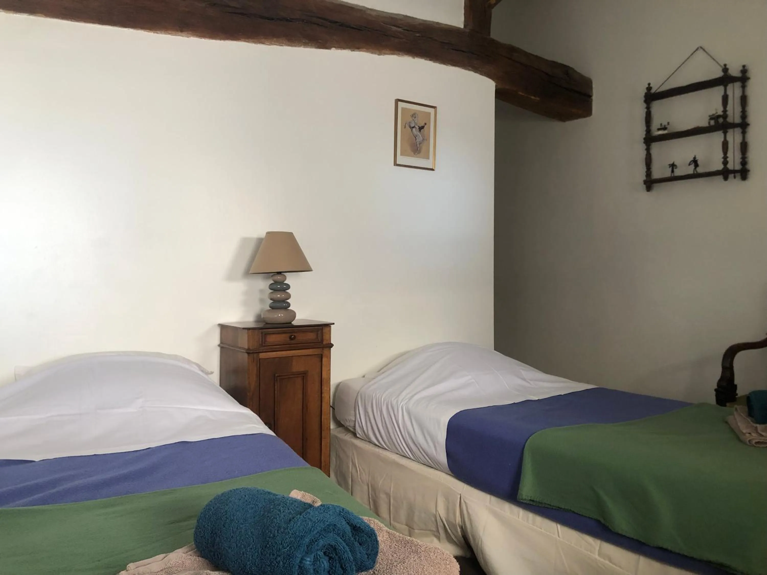 Bed in La Maison des Gardes - Chambres d'hôtes