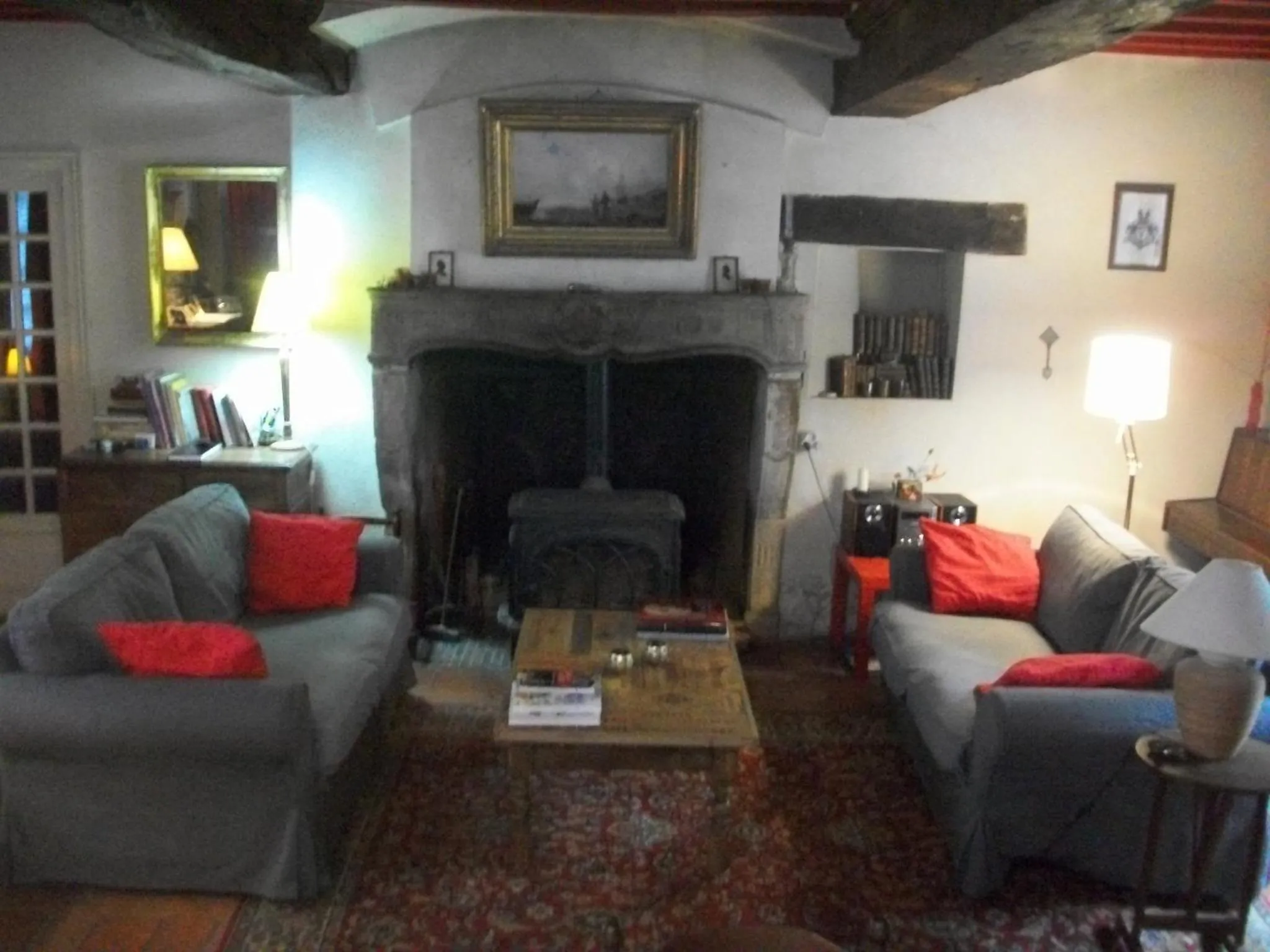 Living room in La Maison des Gardes - Chambres d'hôtes