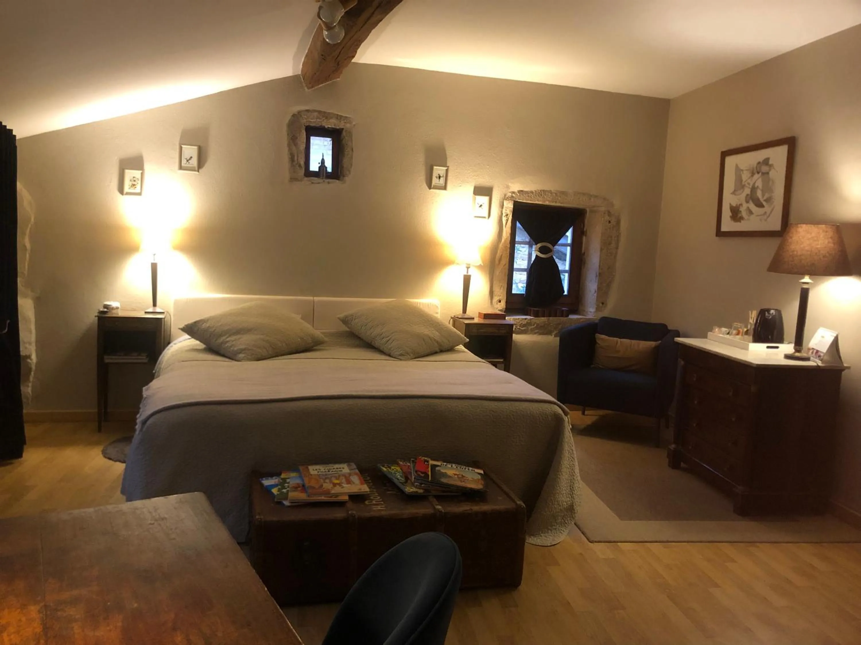Bed in La Maison des Gardes - Chambres d'hôtes