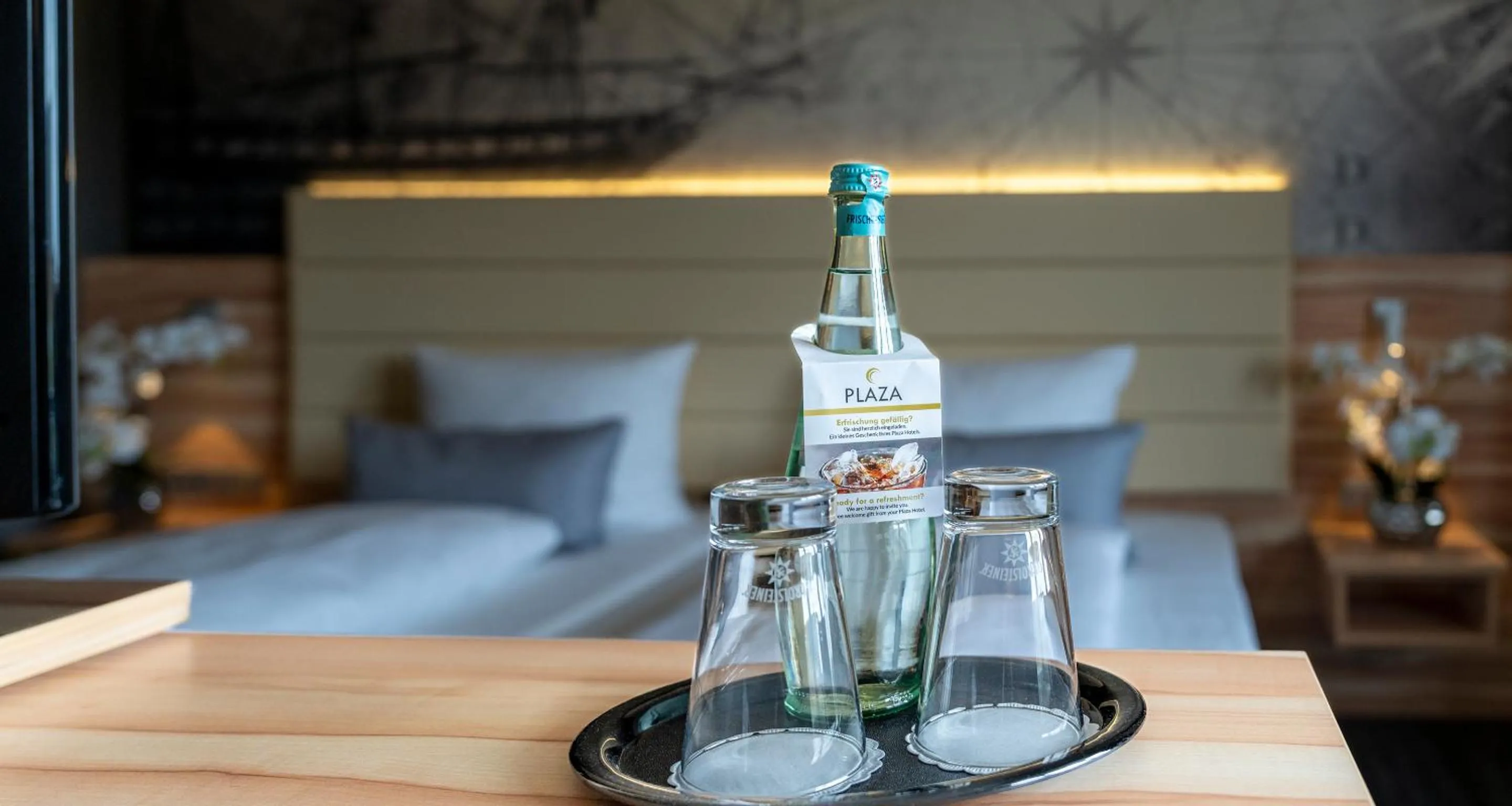 Decorative detail, Bed in PLAZA Premium Columbus Bremen