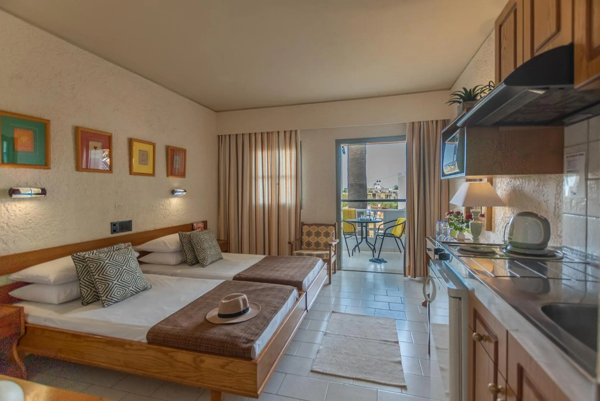 Bedroom in Dedalos Hotel