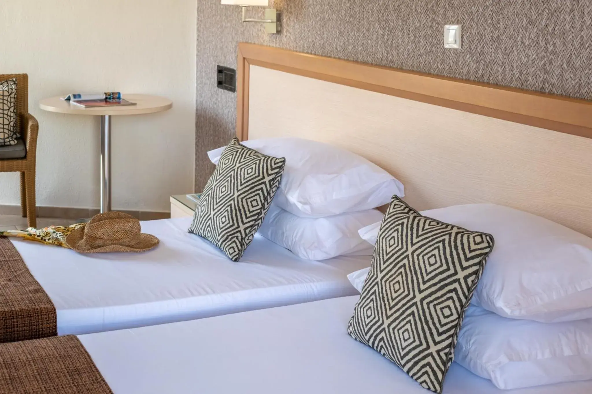 Bedroom, Bed in Dedalos Hotel Bedroom, Bed in Dedalos Hotel