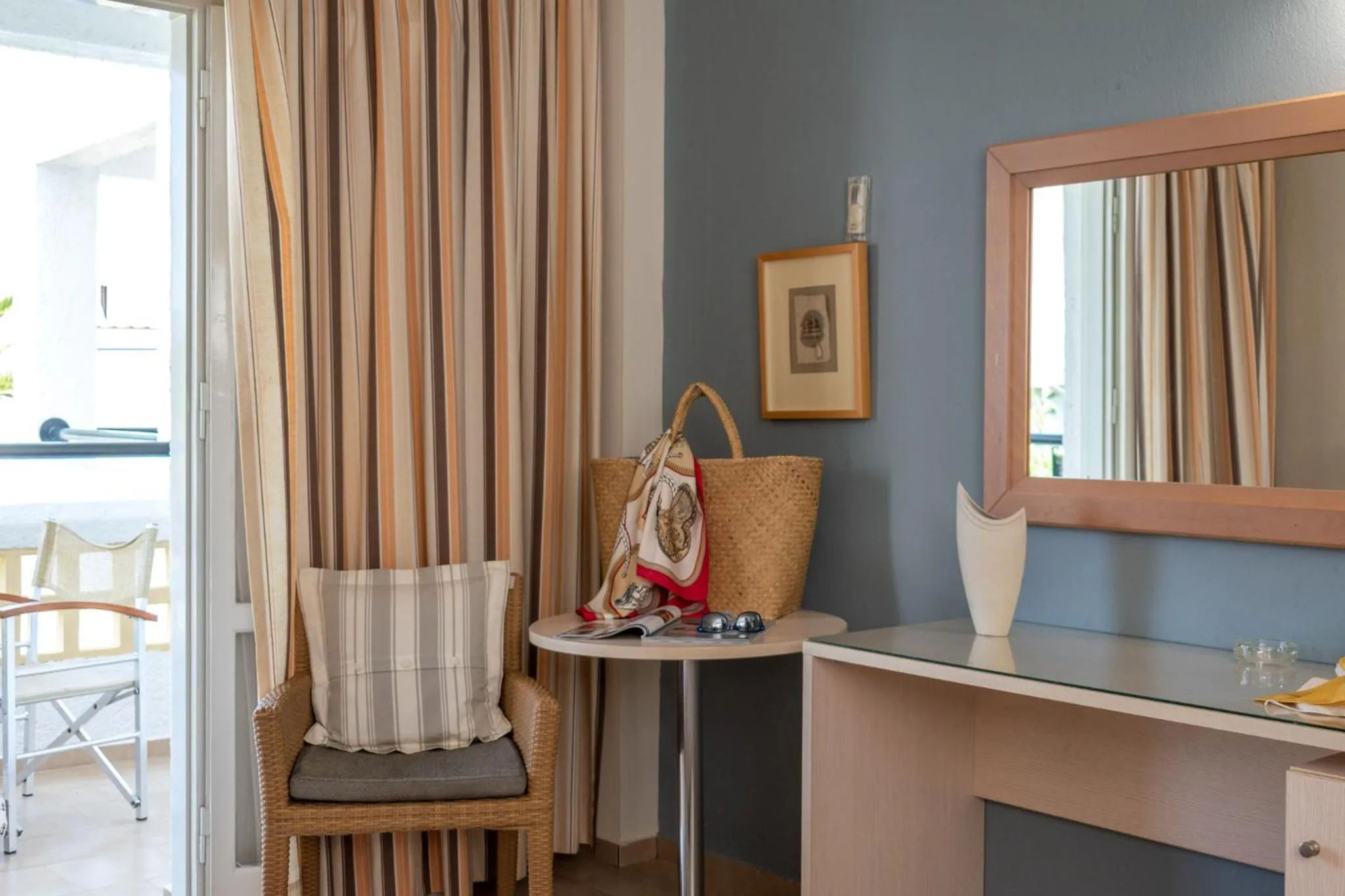 Decorative detail in Dedalos Hotel