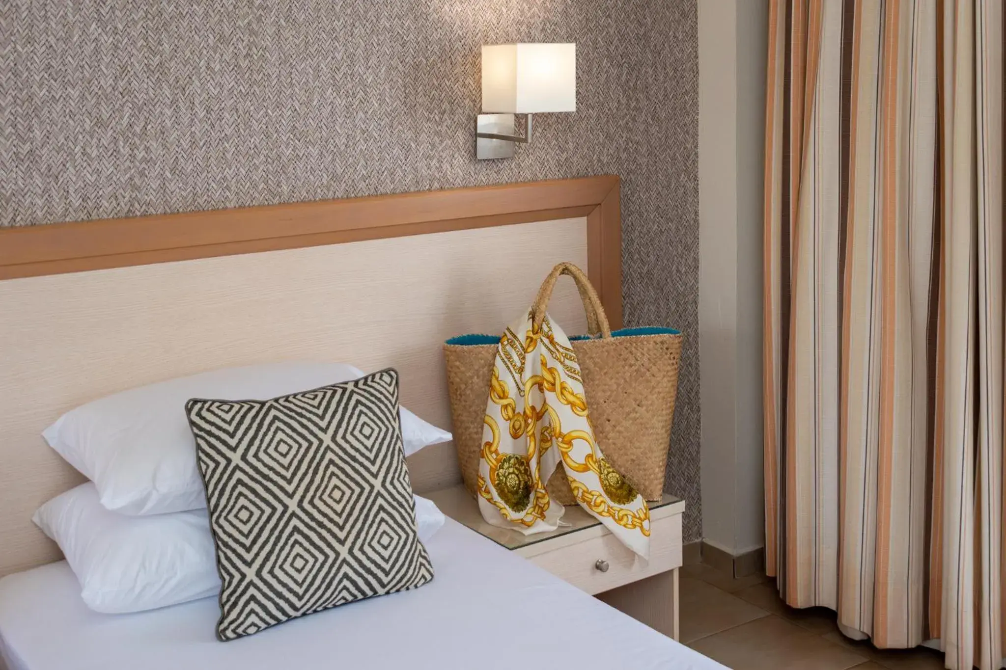 Bedroom, Bed in Dedalos Hotel Bedroom, Bed in Dedalos Hotel