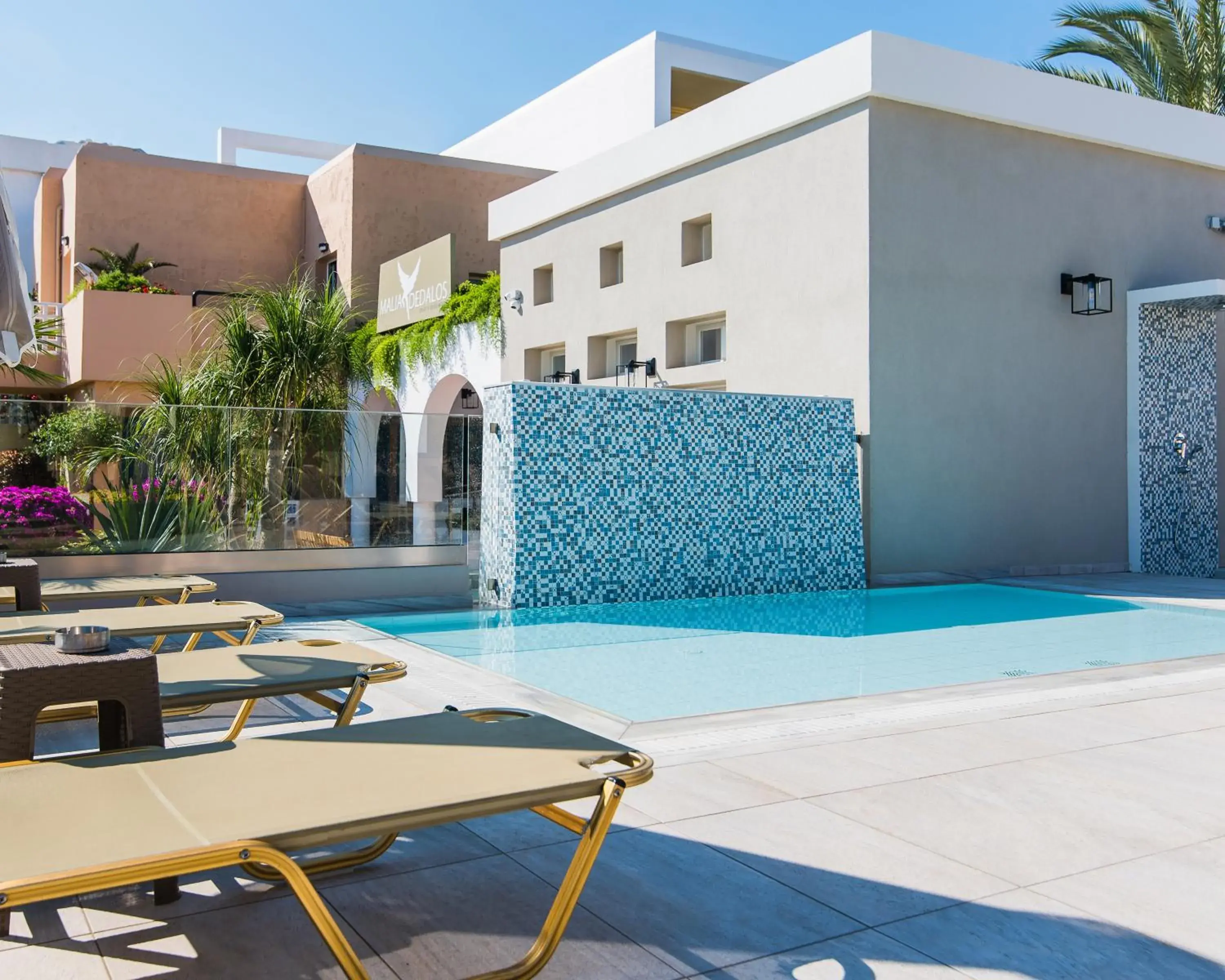 Property building in Dedalos Hotel Property building in Dedalos Hotel