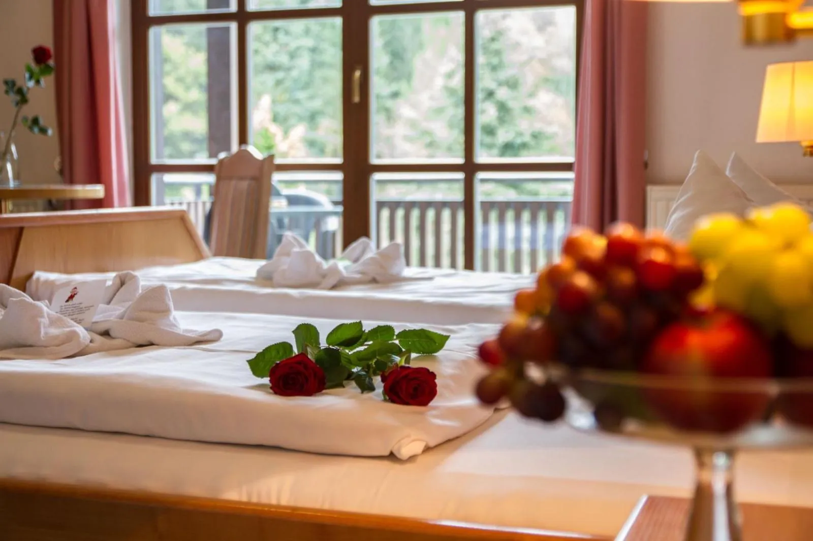 Bed in Hotel Schwarzbeerschänke Pobershau