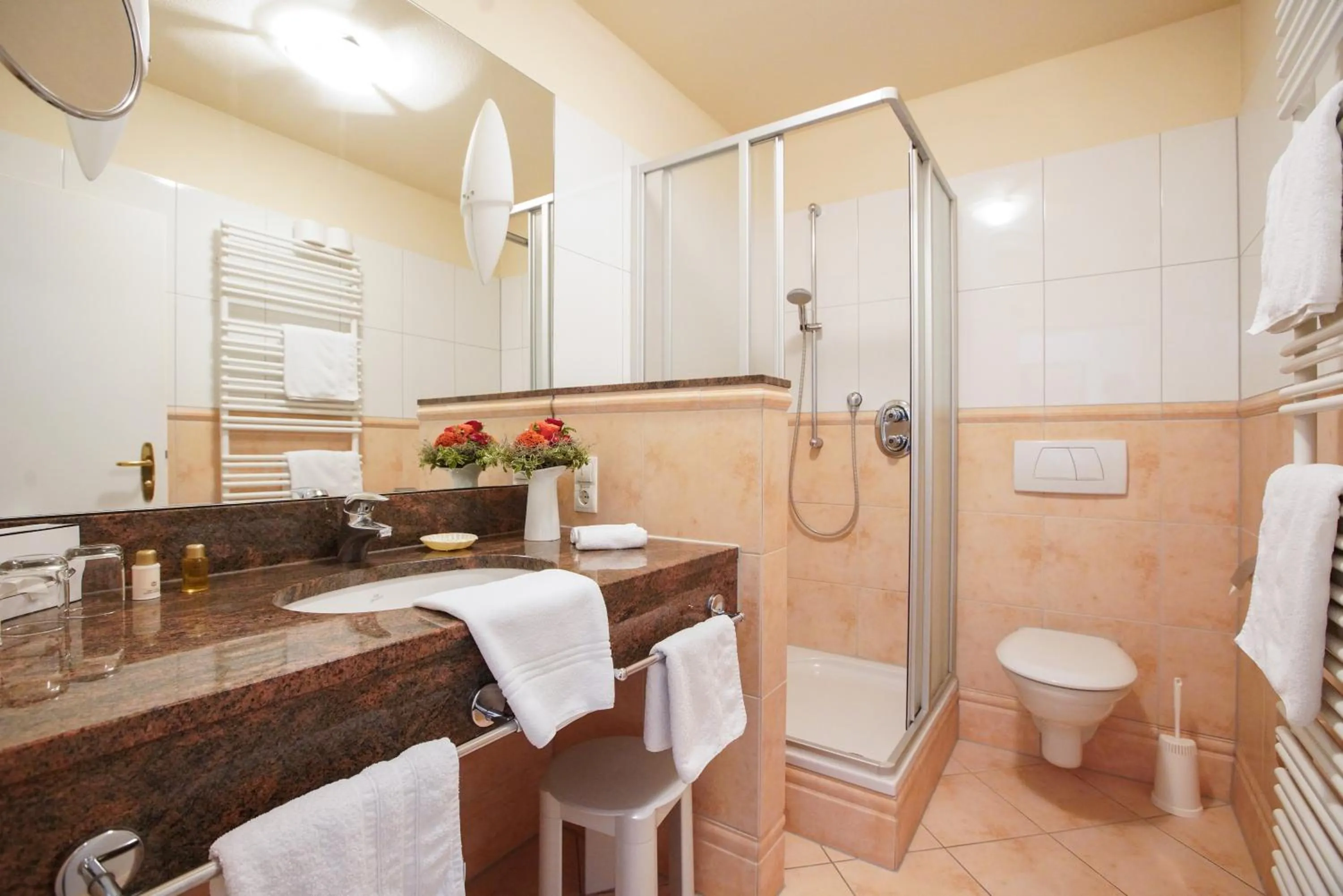 Bathroom in Strandhotel VierJahresZeiten