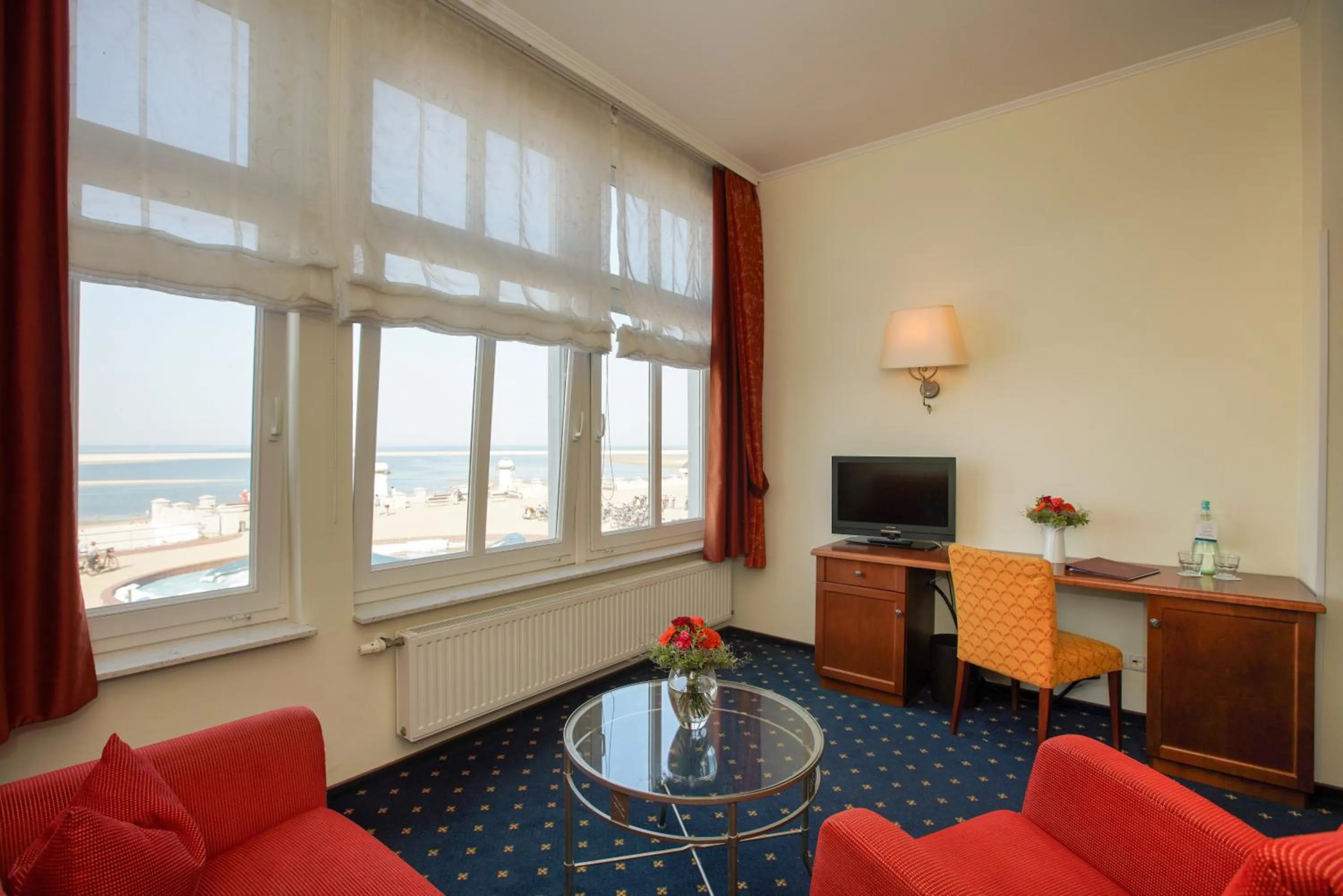 Seating area in Strandhotel VierJahresZeiten