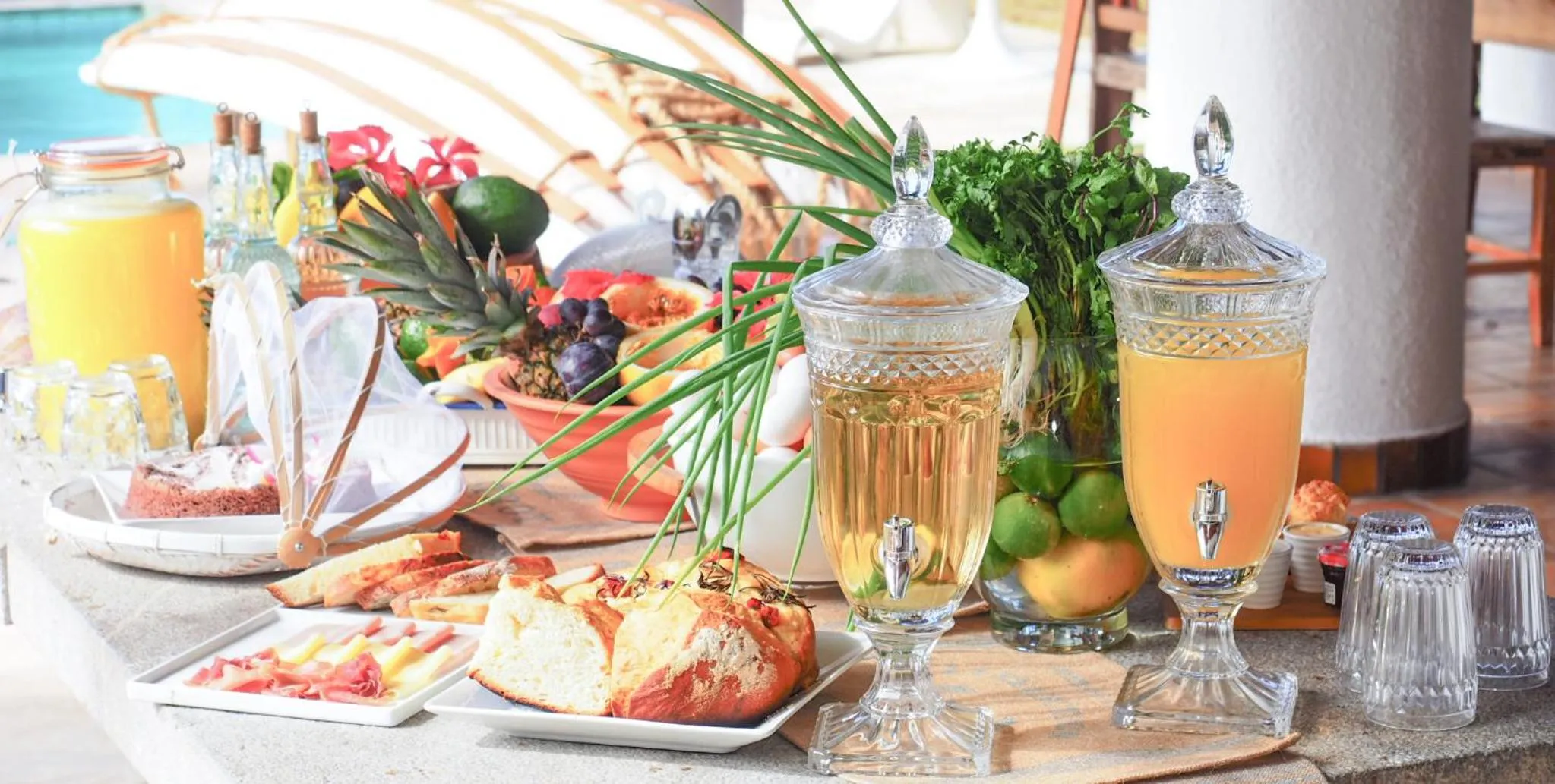 Food and drinks in Kite Soul Pousada