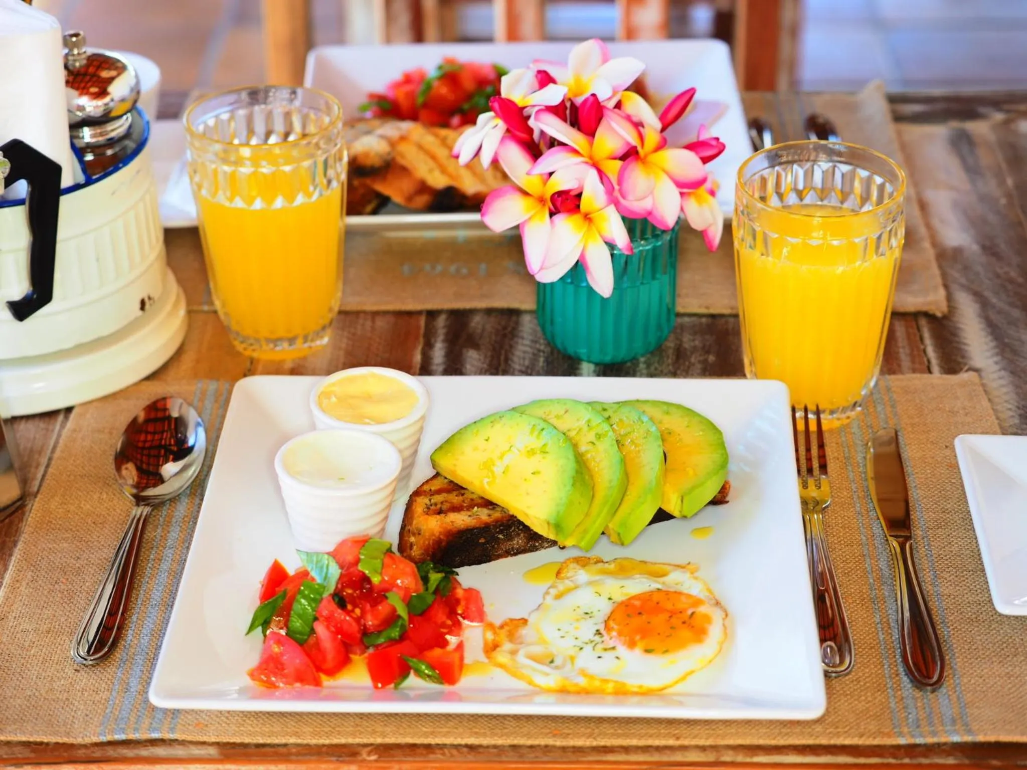 Food and drinks in Kite Soul Pousada