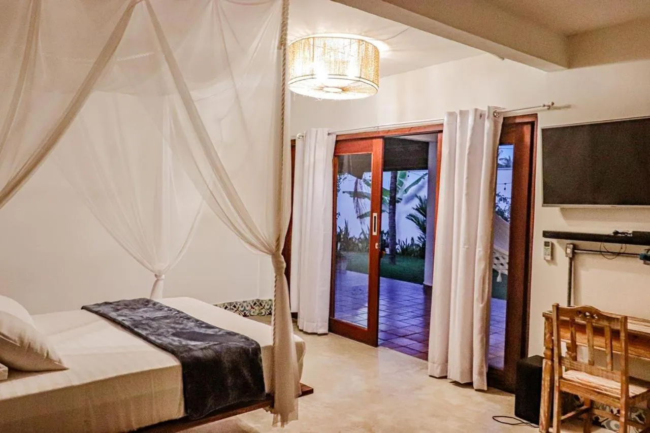 Property building, Bed in Kite Soul Pousada