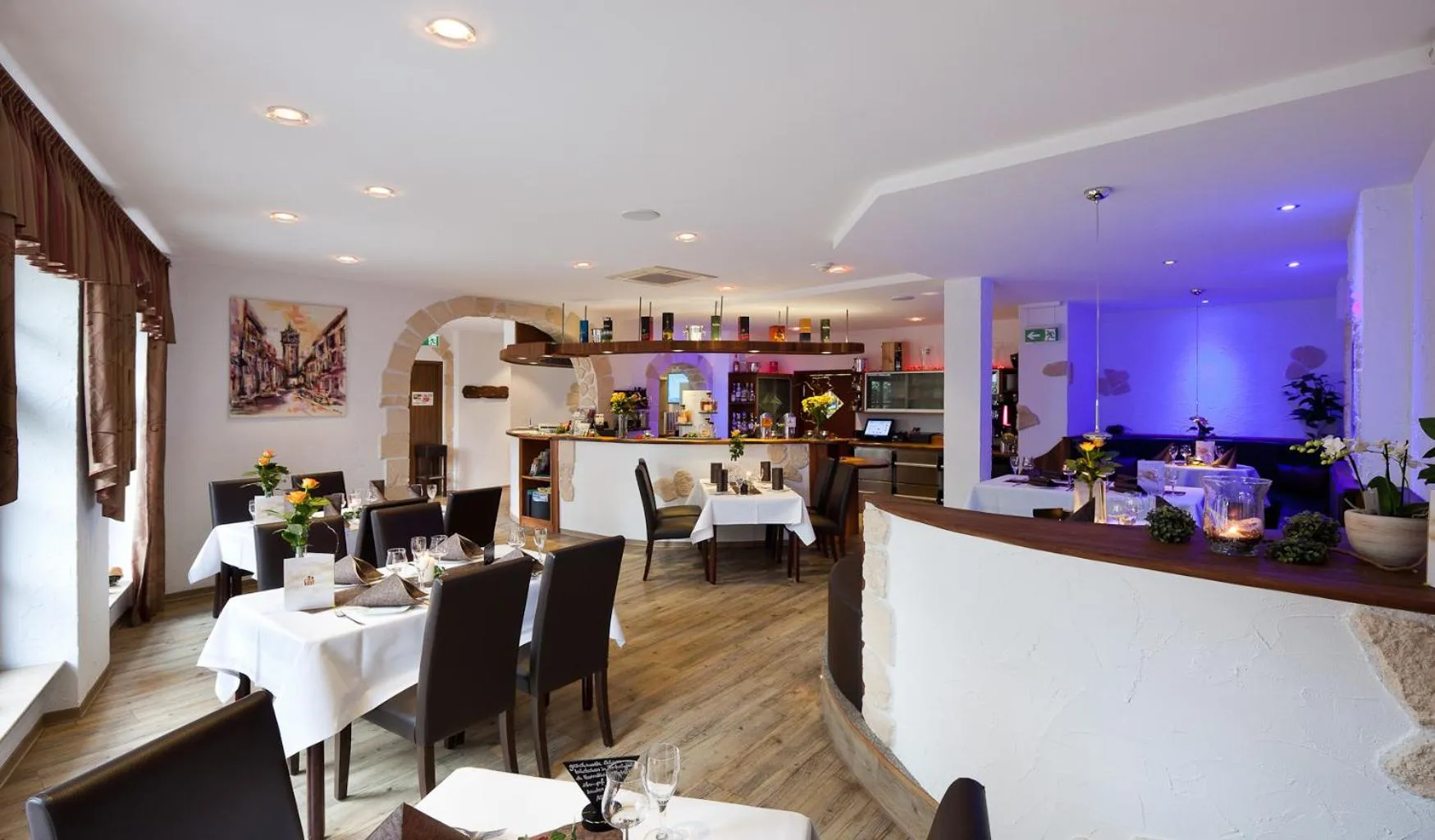 Lounge or bar in Hotel-Pension Am Schwanenteich