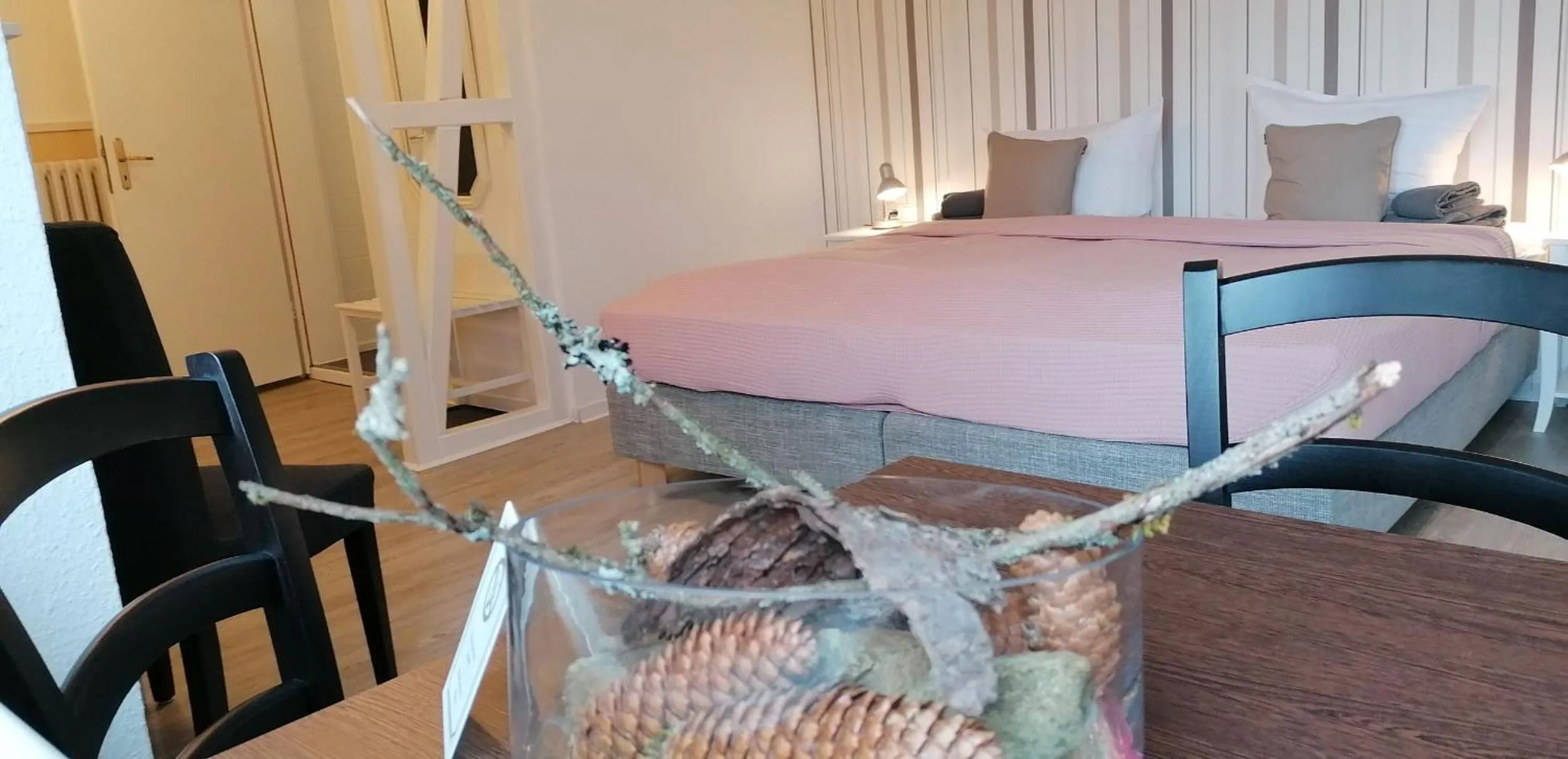 Decorative detail, Bed in Hotel Rosenhof Braunlage