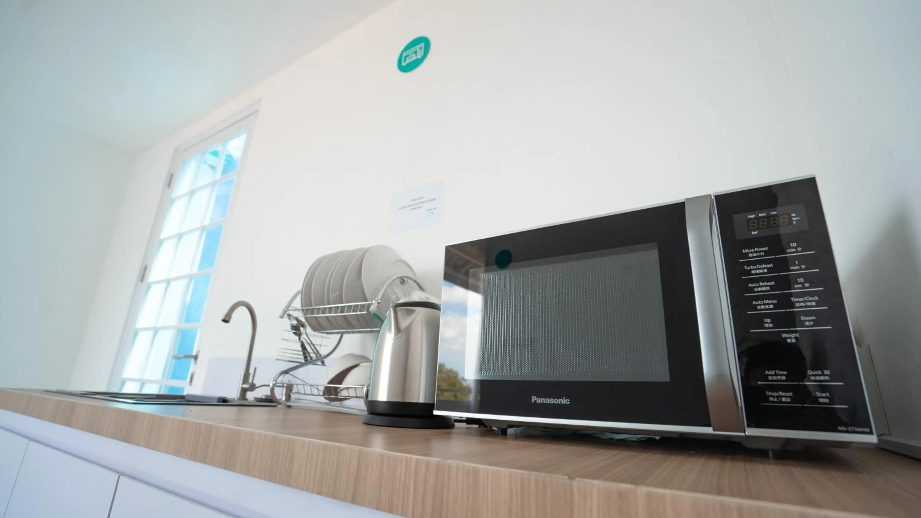 Communal kitchen in Bobopod Malioboro, Yogyakarta