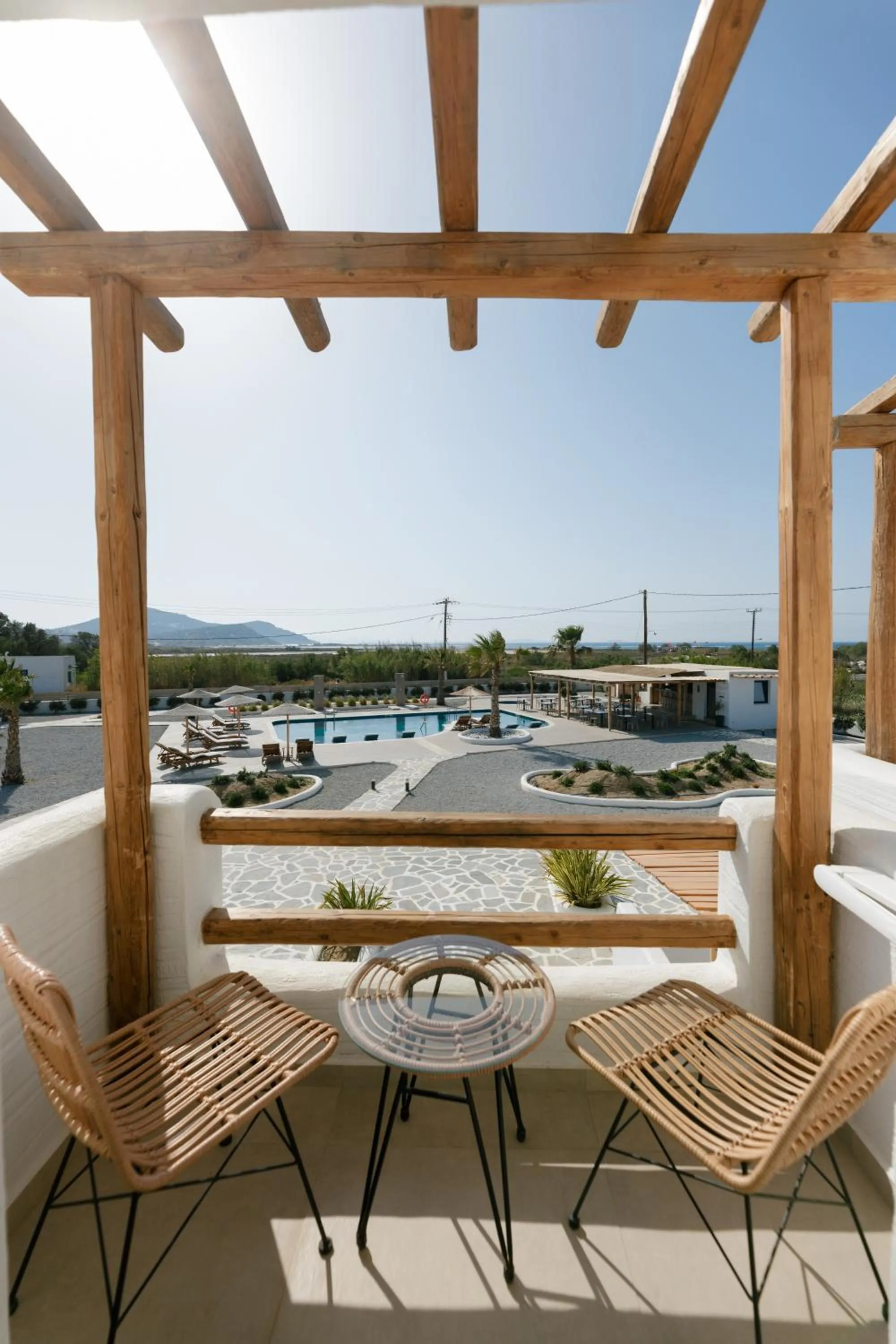 Balcony/Terrace in Naxos Finest Hotel & Villas