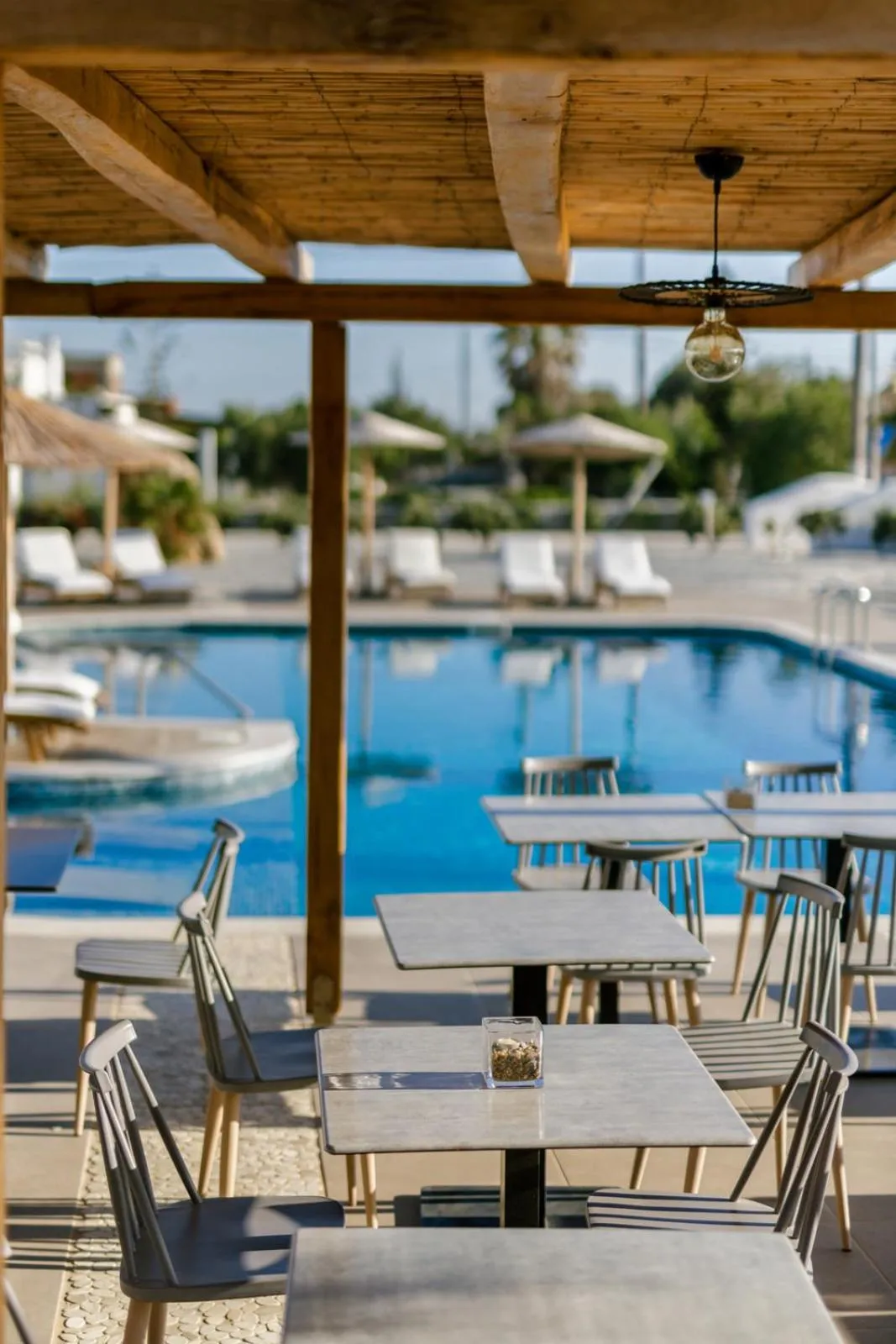 Swimming pool in Naxos Finest Hotel & Villas