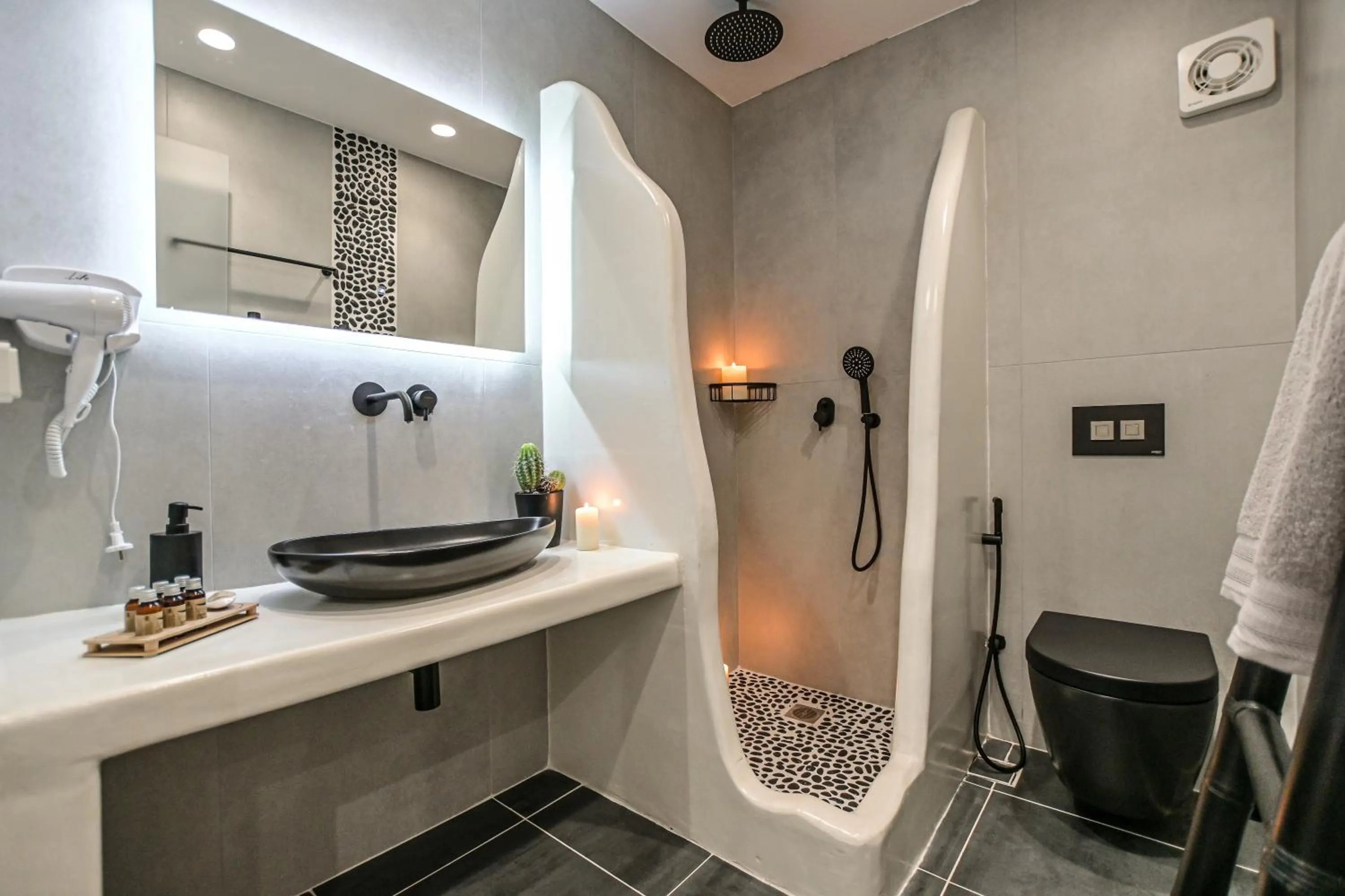 Shower in Naxos Finest Hotel & Villas