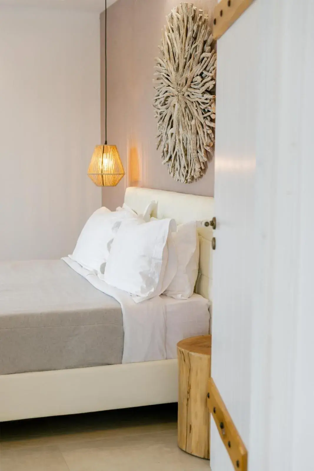 Bed in Naxos Finest Hotel & Villas Bed in Naxos Finest Hotel & Villas