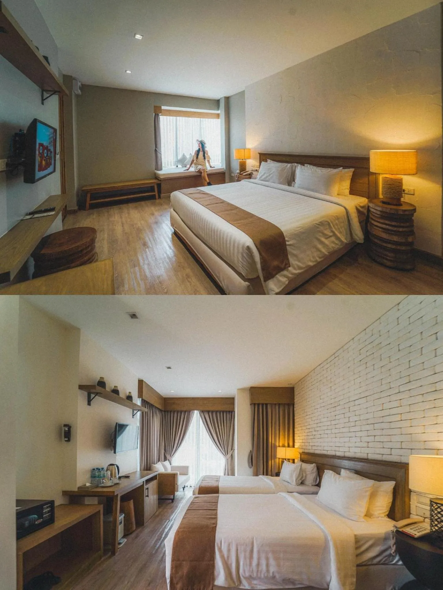 Bed in Saksiam Lakeside Resort