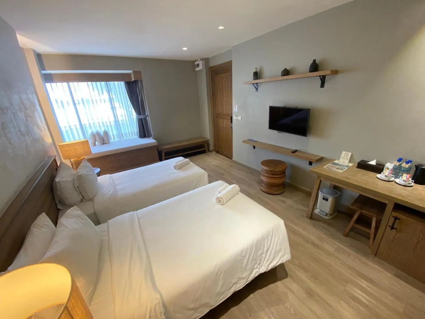 Bed in Saksiam Lakeside Resort