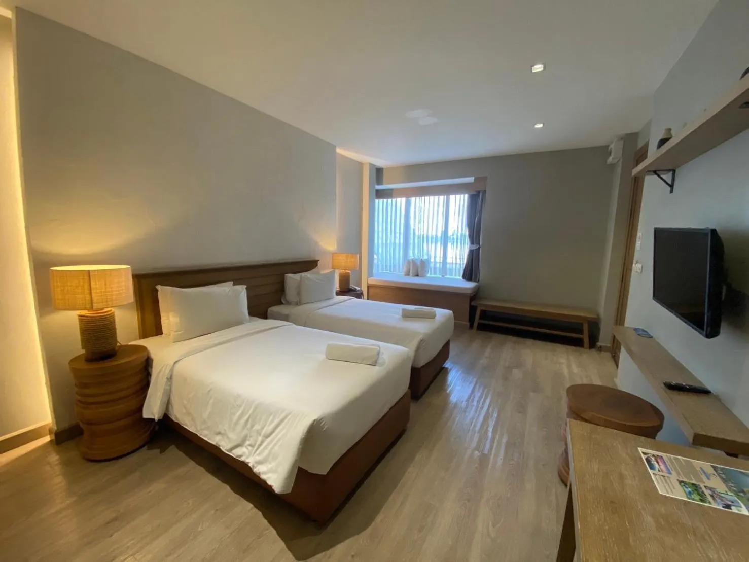 Bed in Saksiam Lakeside Resort